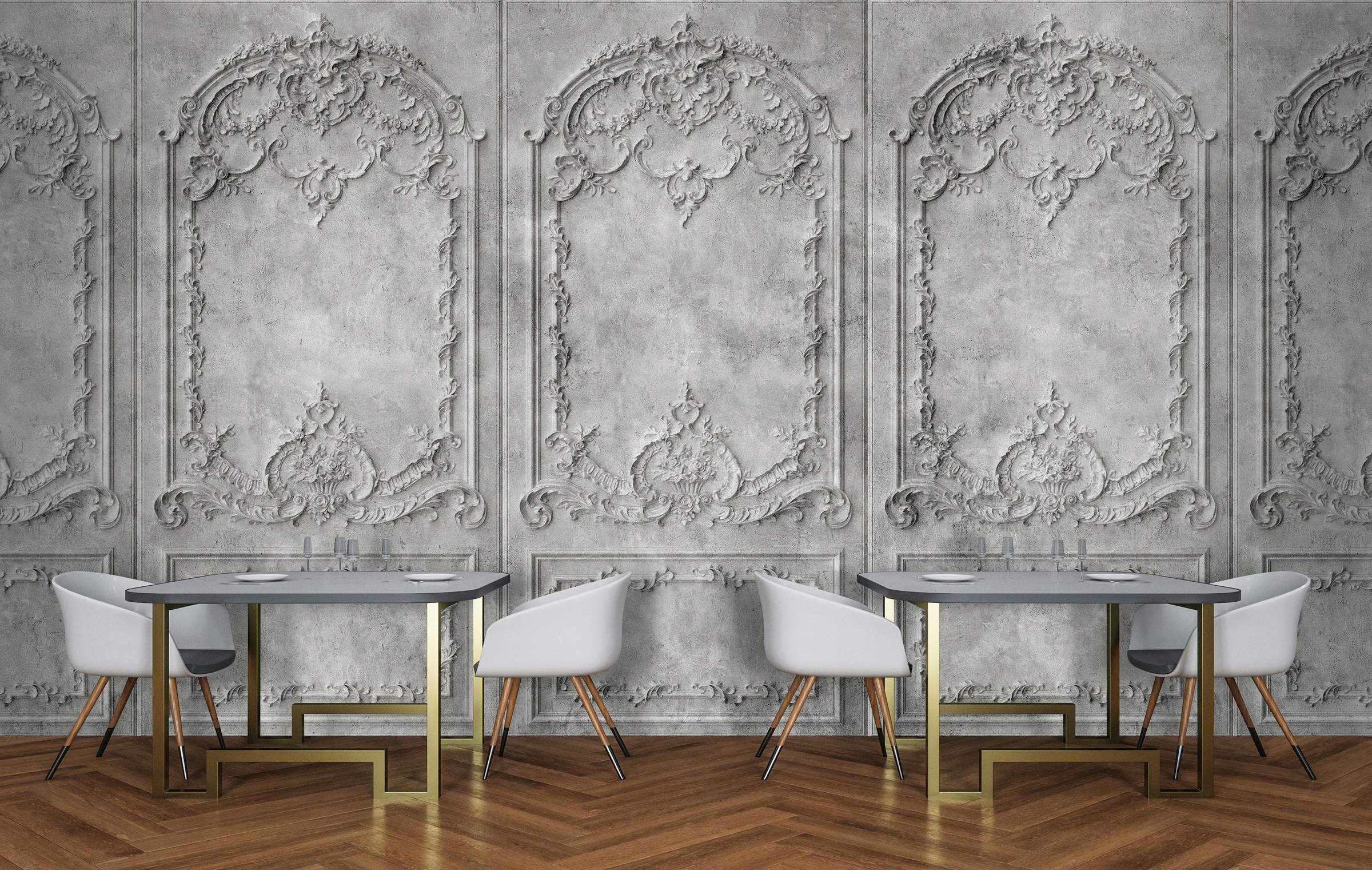 living walls Fototapete »Walls by Patel Versailles«, Vlies, Wand