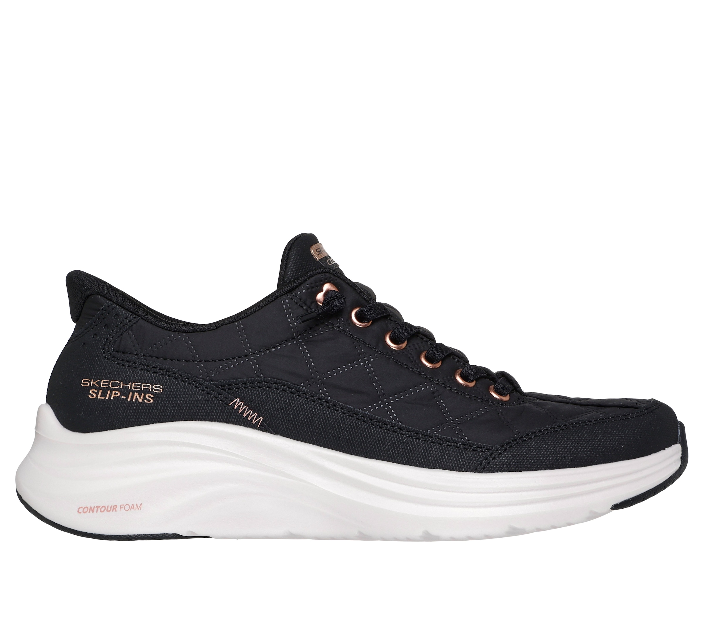 Skechers Slip-On Sneaker »CONTOUR FOAM-GOLDEN HOUR«  Slipper, Freizeitschuh, Schlupfschuh mit Slip-Ins Funktion