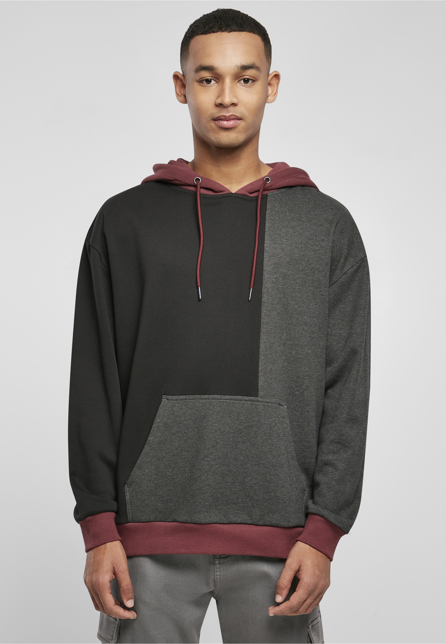 URBAN CLASSICS Kapuzenpullover »Urban Classics Herren Oversized Color Block Hoody« 1 Stk.