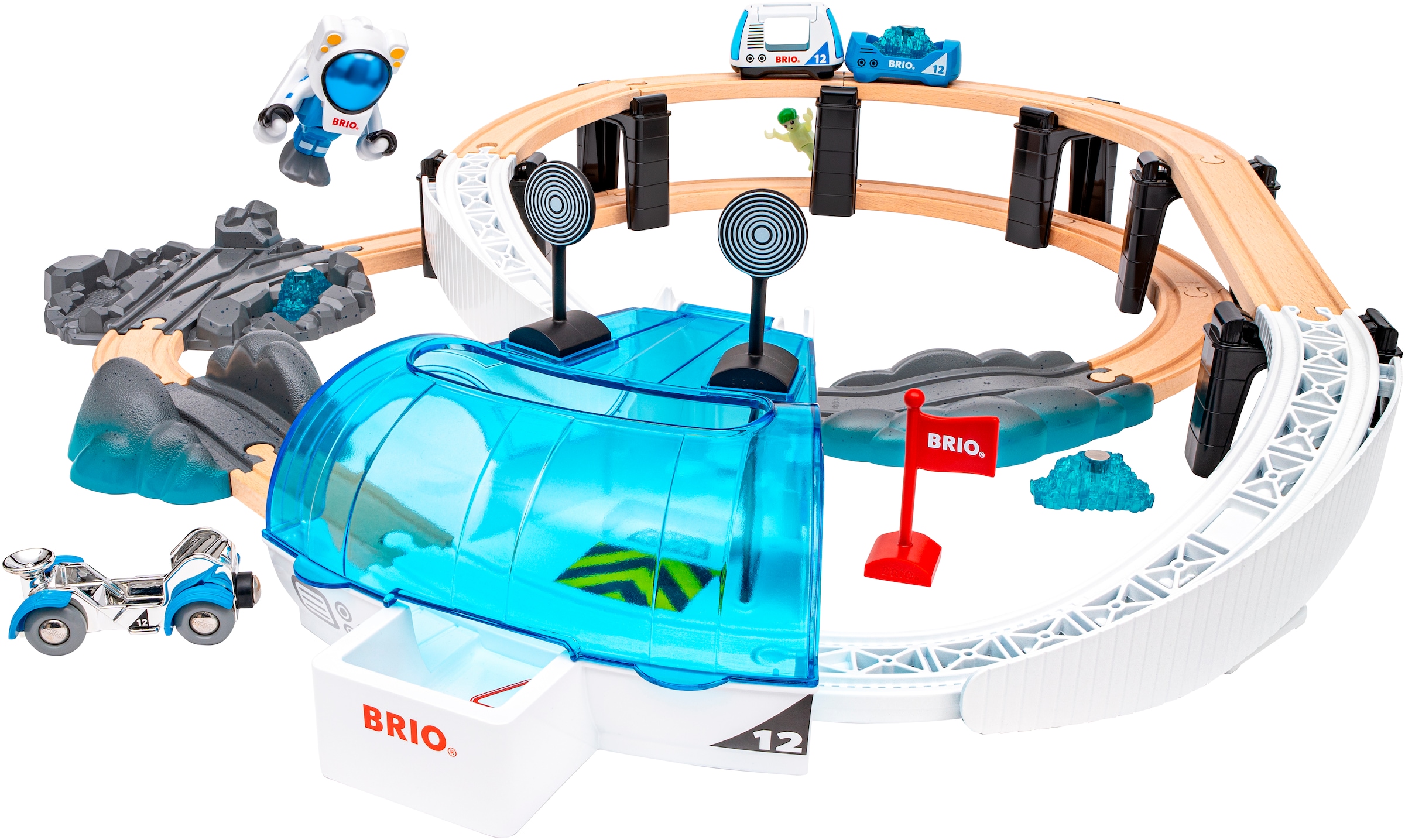 BRIO® Spielwelt »BRIO World - Großes Weltraumstations-Set (36155)«