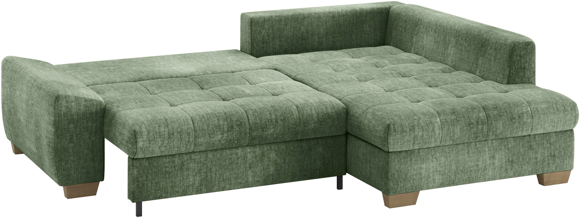 Mr. Couch Ecksofa »Nikita II, L-Form«, Wahlweise mit Bettfunktion, Bettkasten & RGB-LED-Beleuchtung