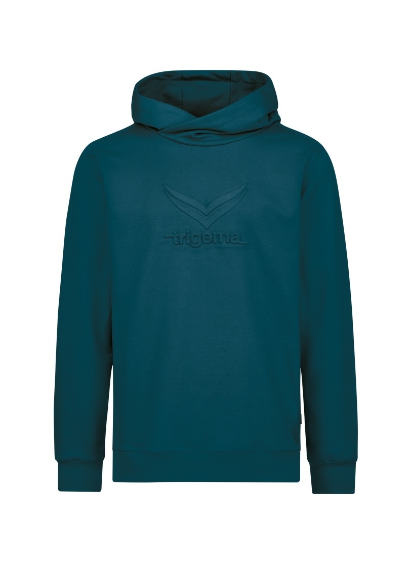 Trigema Kapuzensweatshirt "TRIGEMA Kapuzenpullover mit großem 3D-Motiv" günstig online kaufen