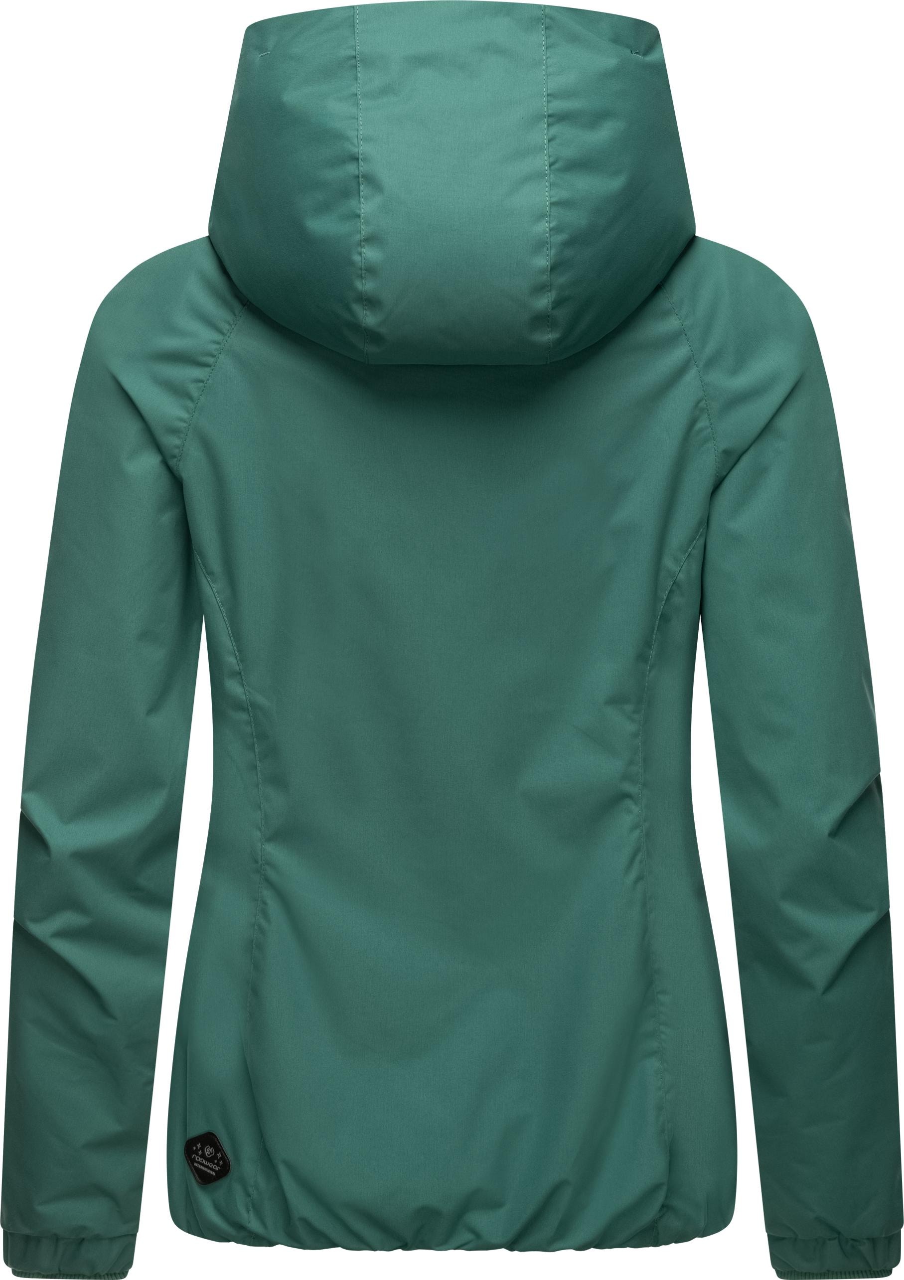 Ragwear Outdoorjacke »Dizzie«, mit Kapuze, Wasserdichte Übergangsjacke mit großer Kapuze