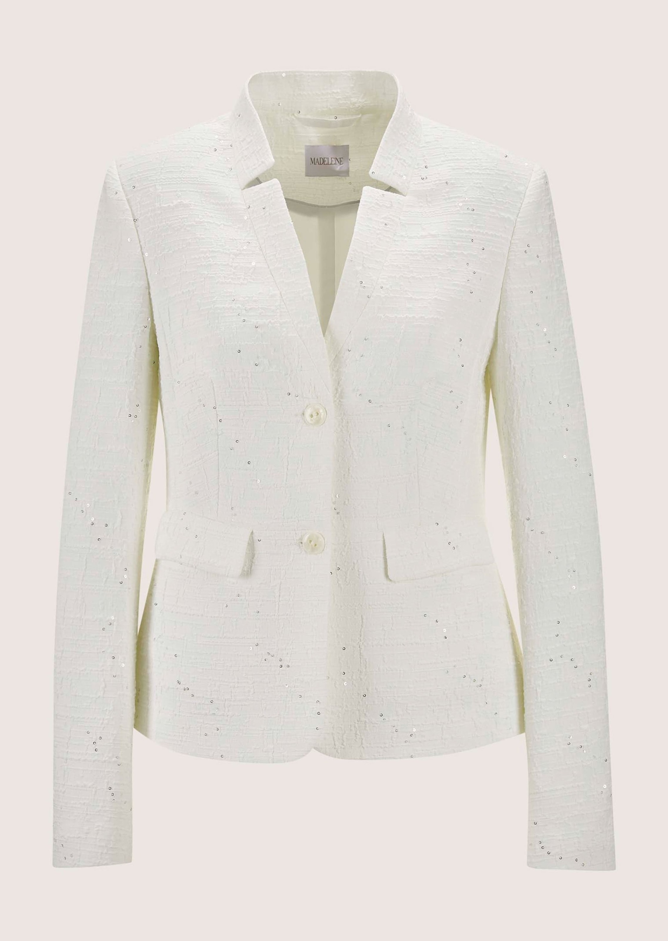 MADELEINE Jackenblazer "Blazer Strukturierter Kurzblazer mit Pailletten" günstig online kaufen