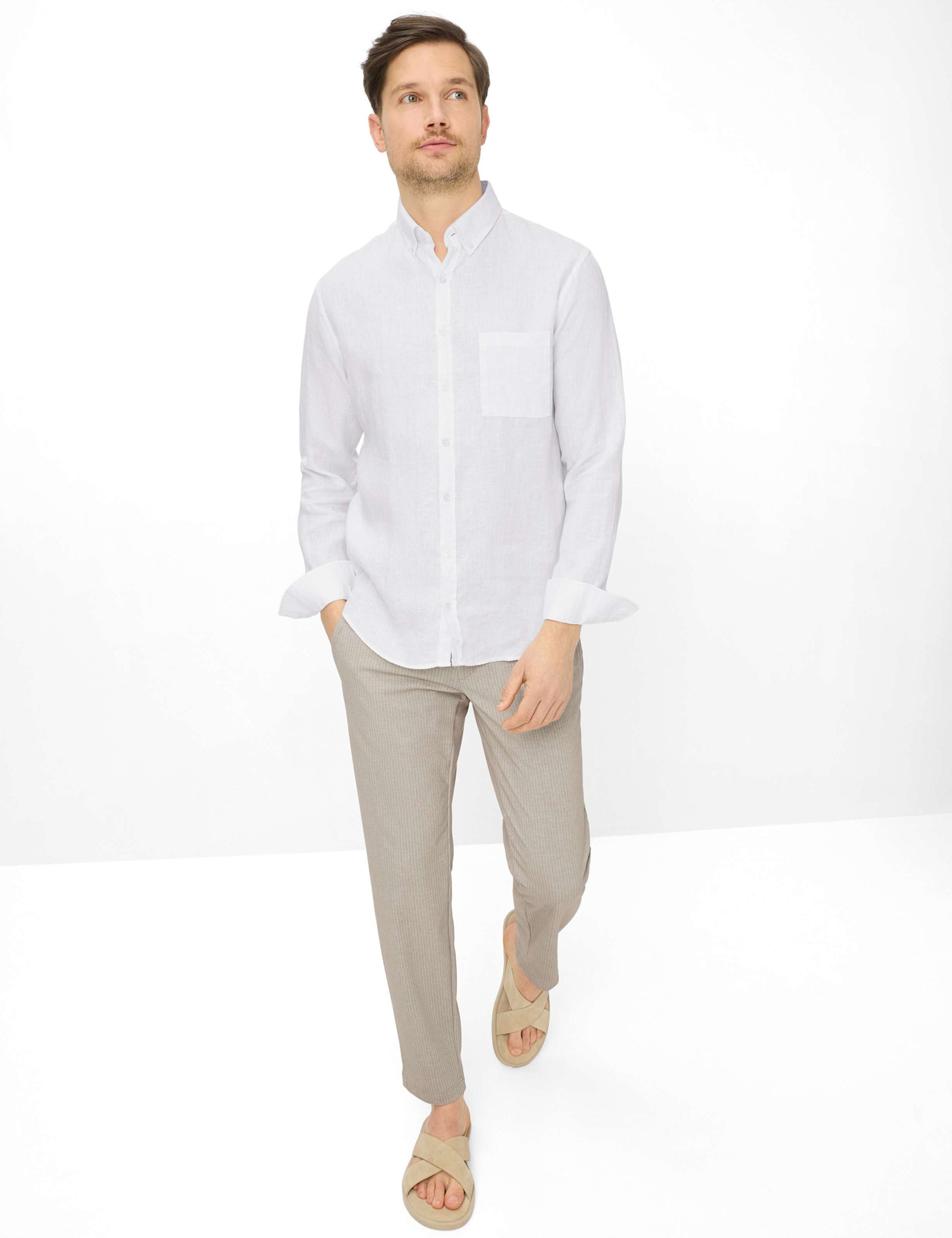 BRAX DANIEL Shirt White/Size S 2