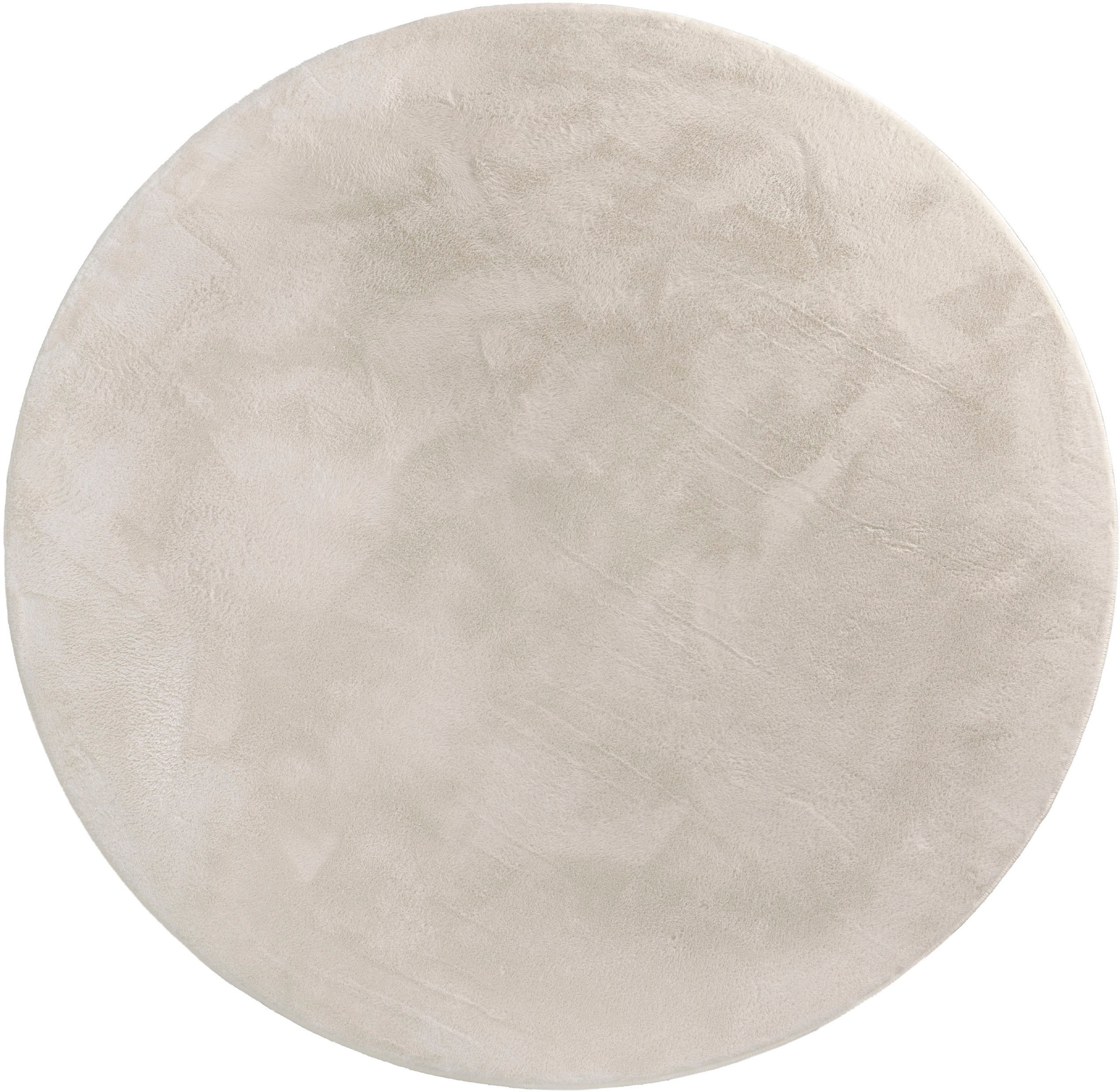 Paco Home Fellteppich "Kunstfell Soft 380" rund 14 mm Höhe Langflor, Kusche günstig online kaufen