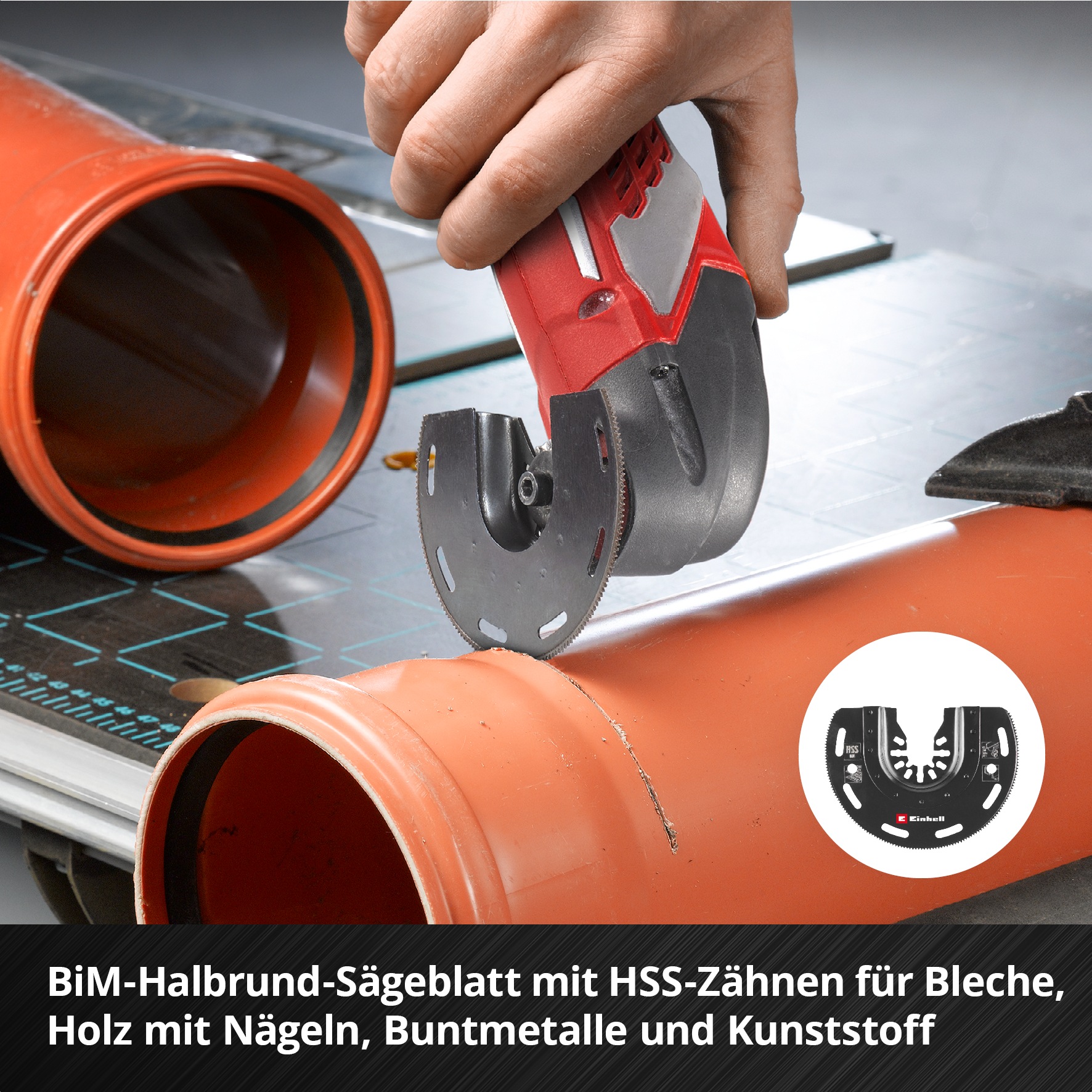 Einhell Tauchsägeblatt »XXL-CASE« 70-tlg. Multitool-Set