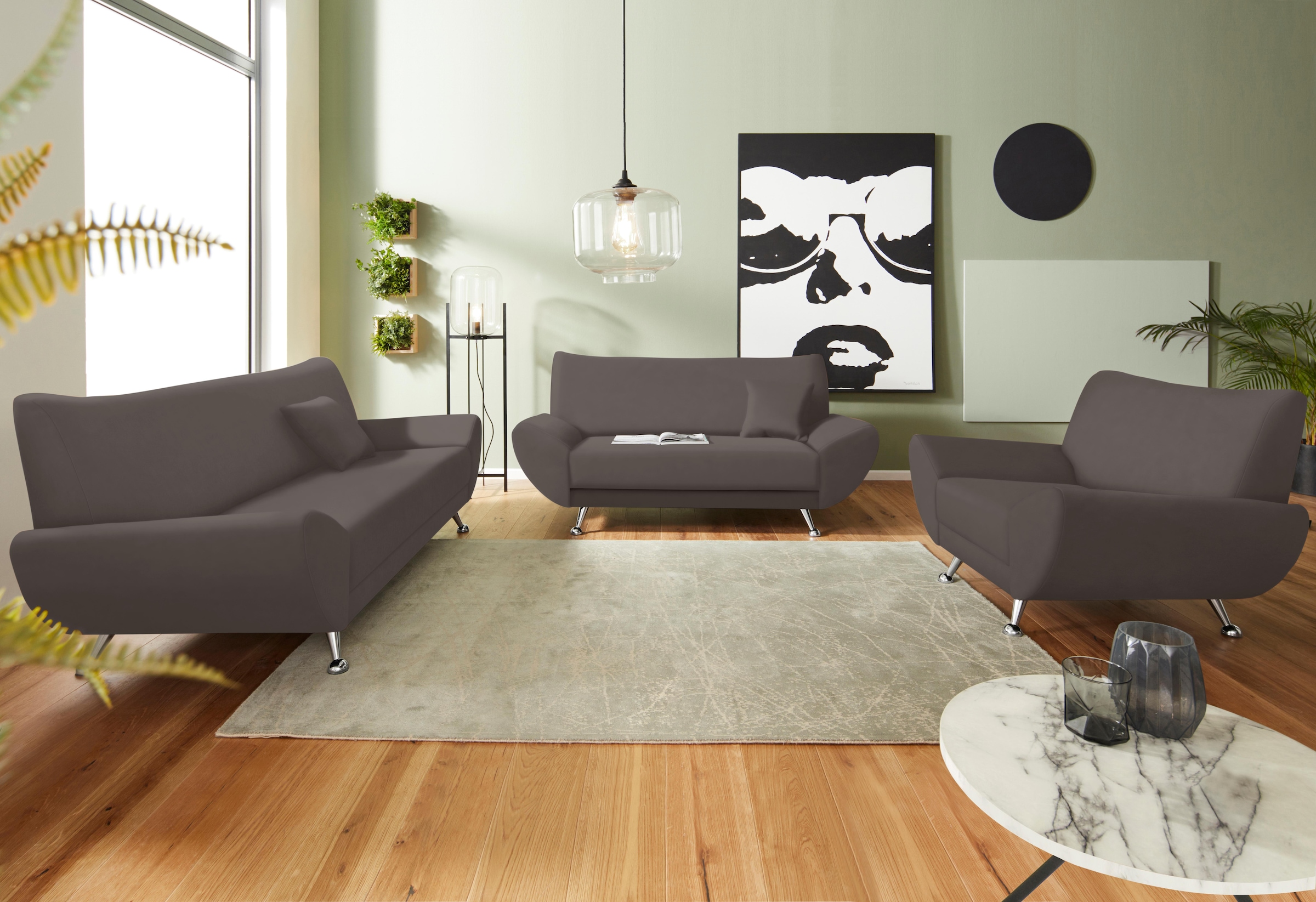 Home affaire Polstergarnitur "Saltare elegant und komfortabel, OTTOs Choice günstig online kaufen