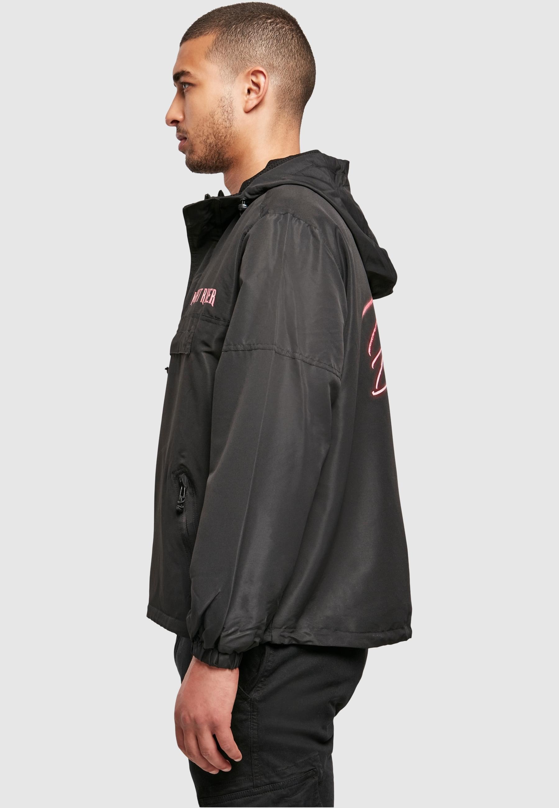 Merchcode Windbreaker »Merchcode Herren Knight Rider Summer Windbreaker«, (1 St.), mit Kapuze