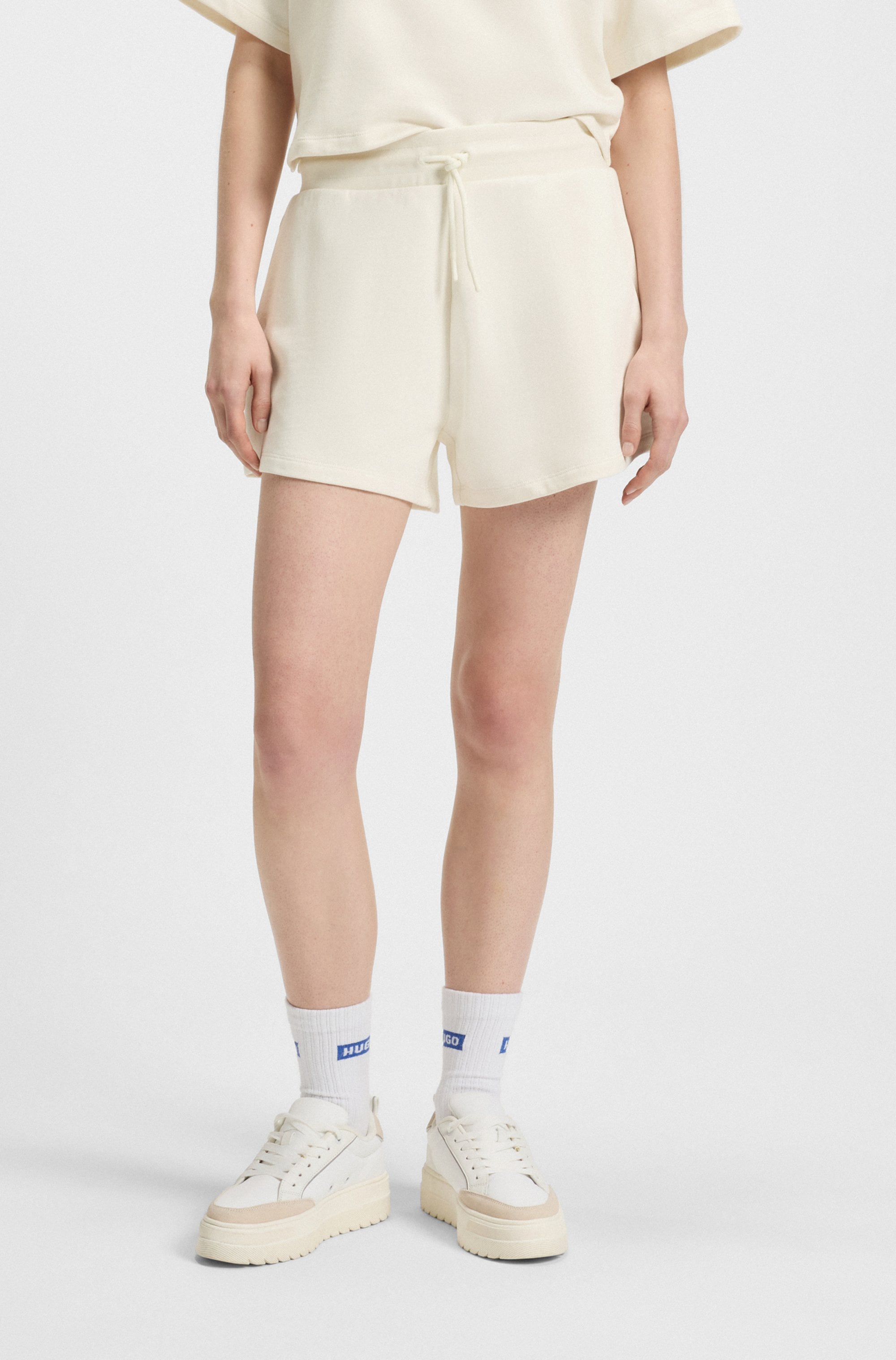 HUGO Blue Webhose "Norlina B", mit Logostickerei günstig online kaufen