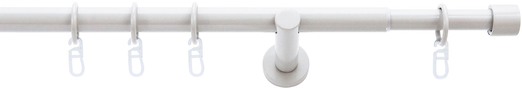 indeko Gardinenstange "Andrax" Ø 20 mm 1 läufig-läufig ausziehbar stufenlos günstig online kaufen