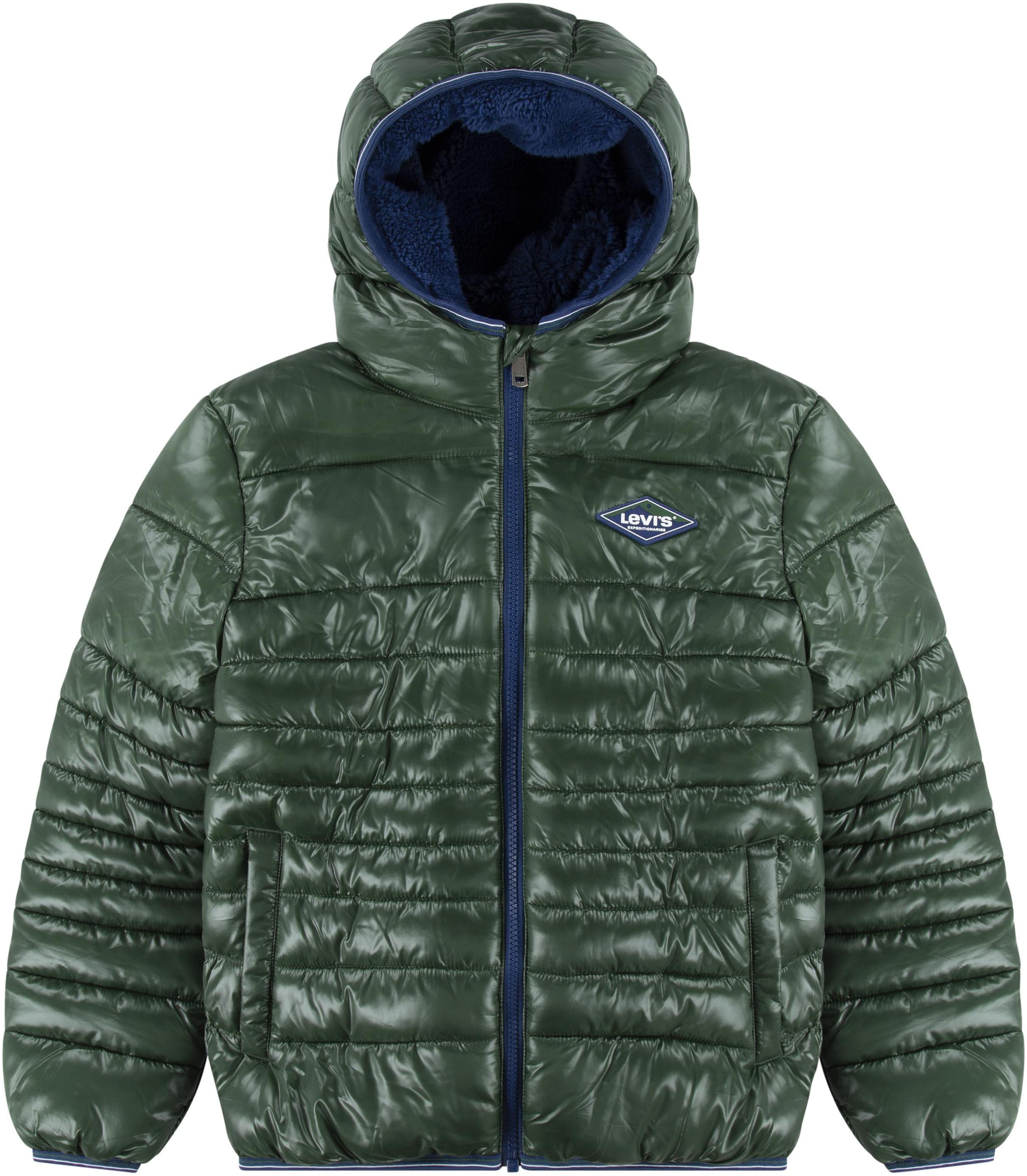Levis Kids Steppjacke "SHERPA LINED MDWT PUFFER JACKET" mit Kapuze for Boys mit Kapuze