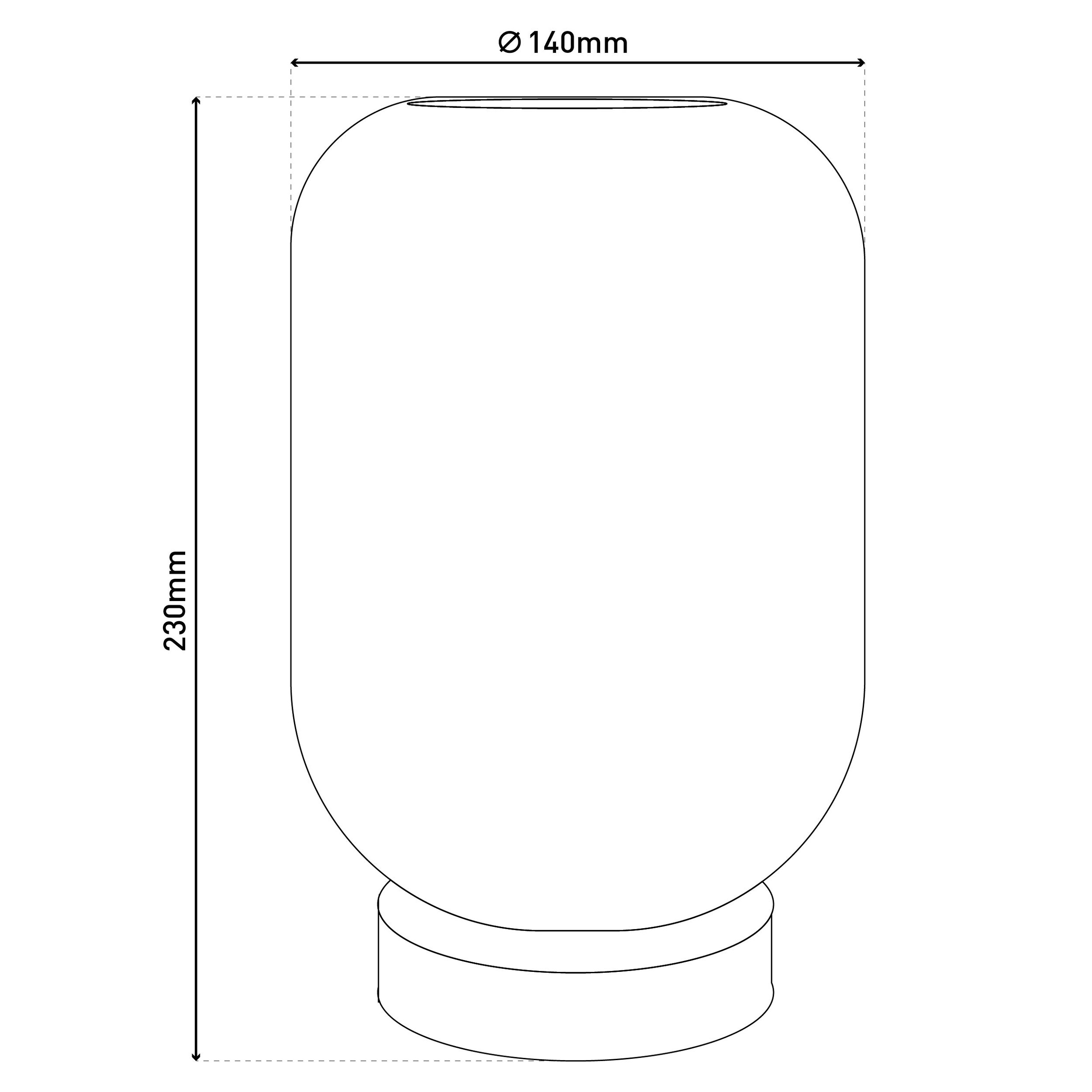 näve LED Tischleuchte »Luise« LED-Modul 1 Stk. Warmweiß Akkuleuchte gold, aufladbar USB Typ C, dimmbar per Berührungssensor