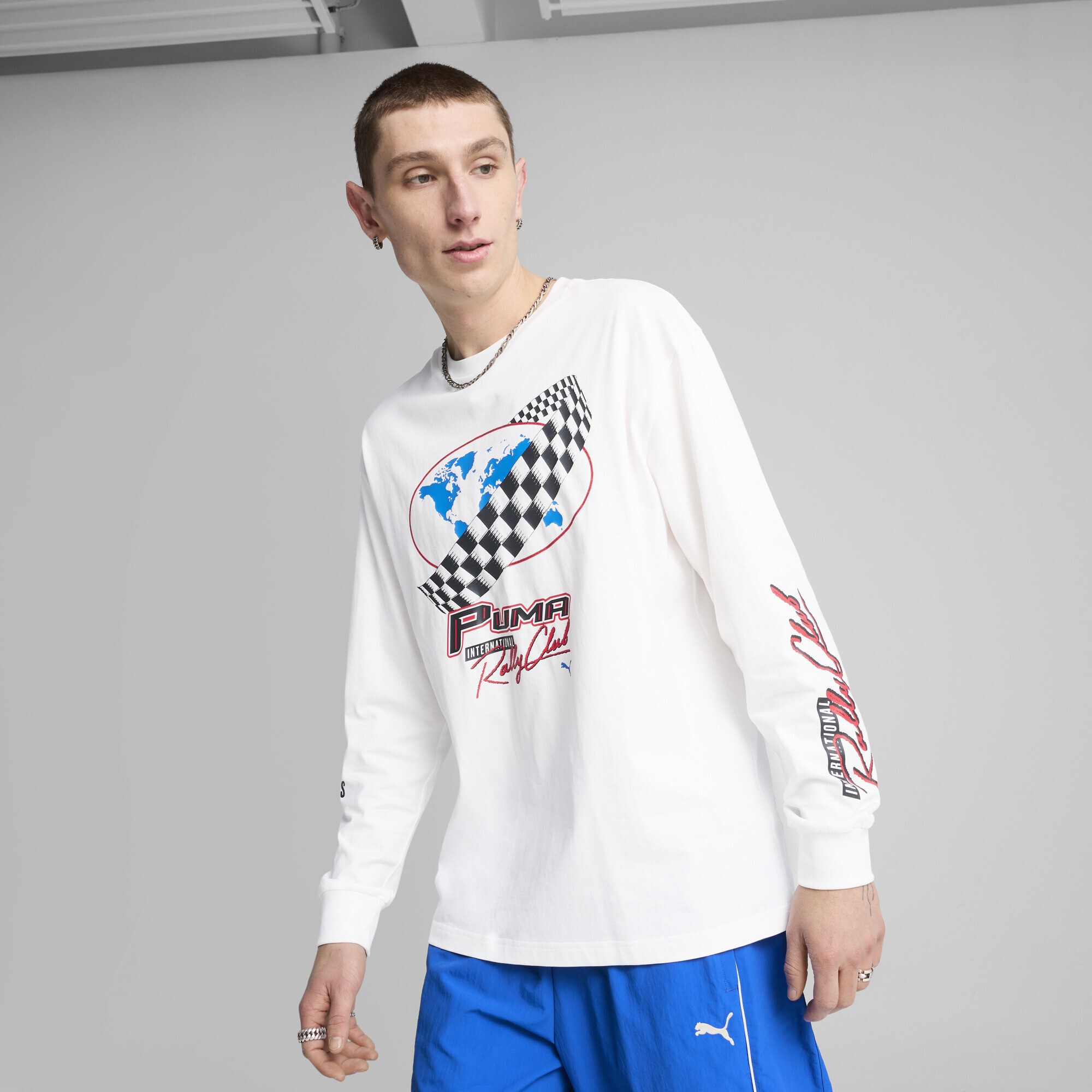 PUMA T-Shirt »GRAPHICS PUMA Moto Relaxed T-Shirt Herren«