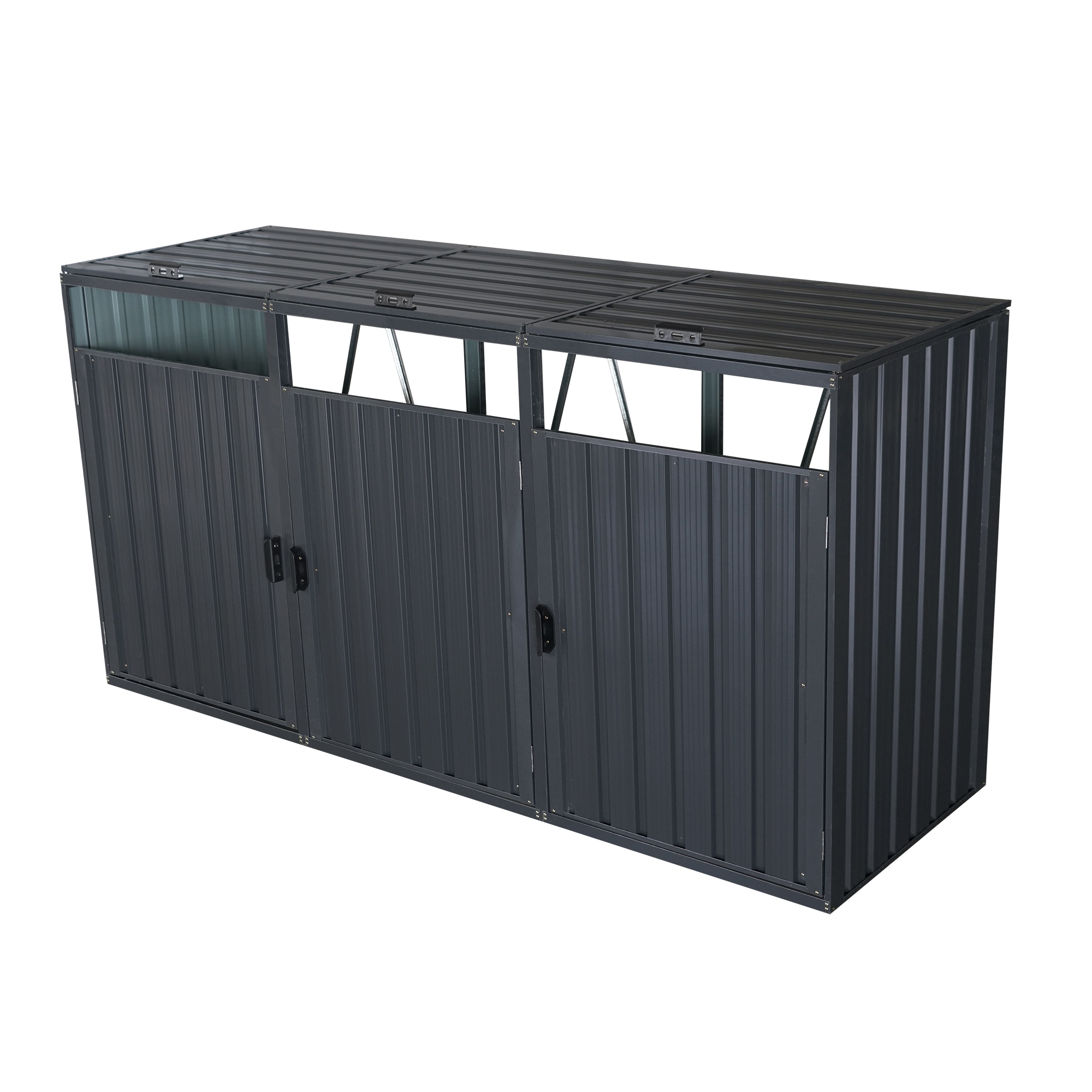 KONIFERA Mülltonnenbox »BS-MK3« BxTxH: 240x80x122 cm