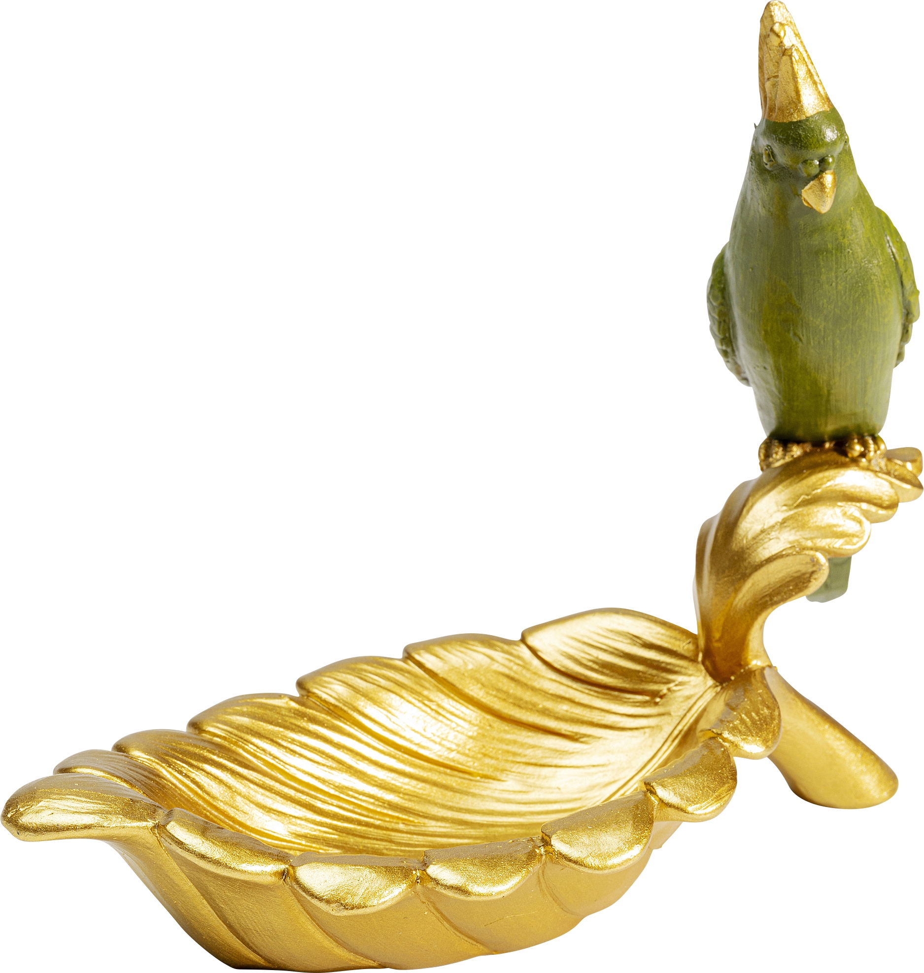 Kare Design Schale »Parrot Guard 10x21cm« aus Polyresin (Kunststein) aus lackiertem Polyresin