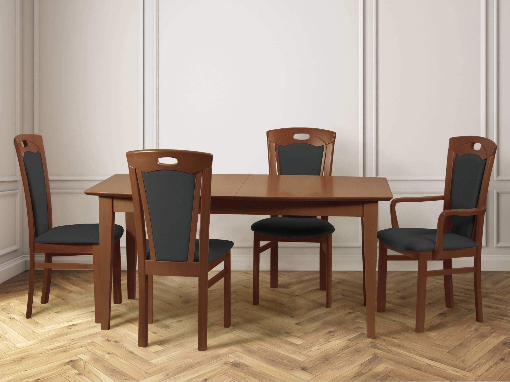 Home affaire Esszimmerstuhl "FERDI Made in Italy, Massivholz" (Set) 2 Stk. günstig online kaufen