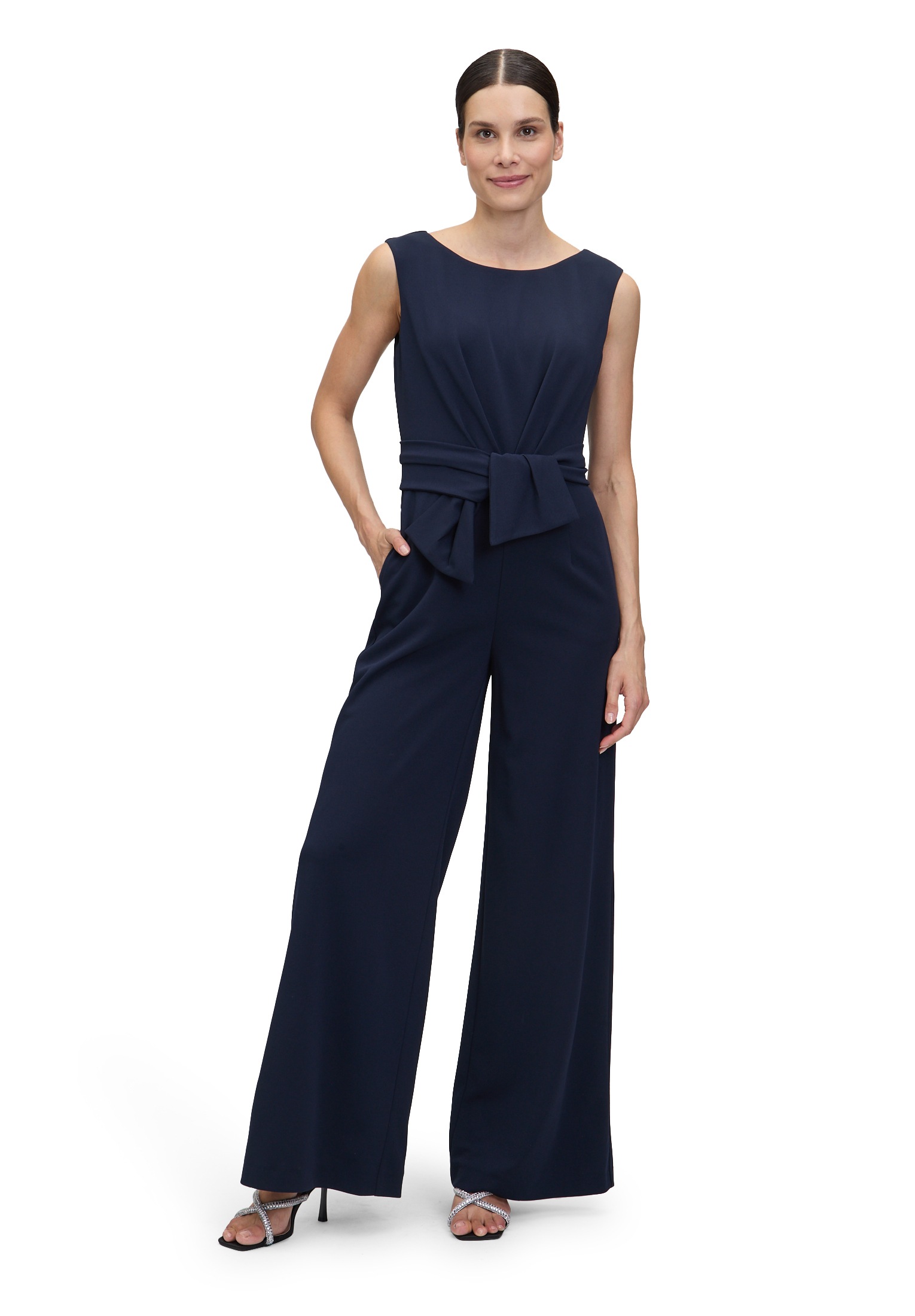 Vera Mont Overall "Damen mit weitem Bein" 1 Stk. Bunddetail günstig online kaufen