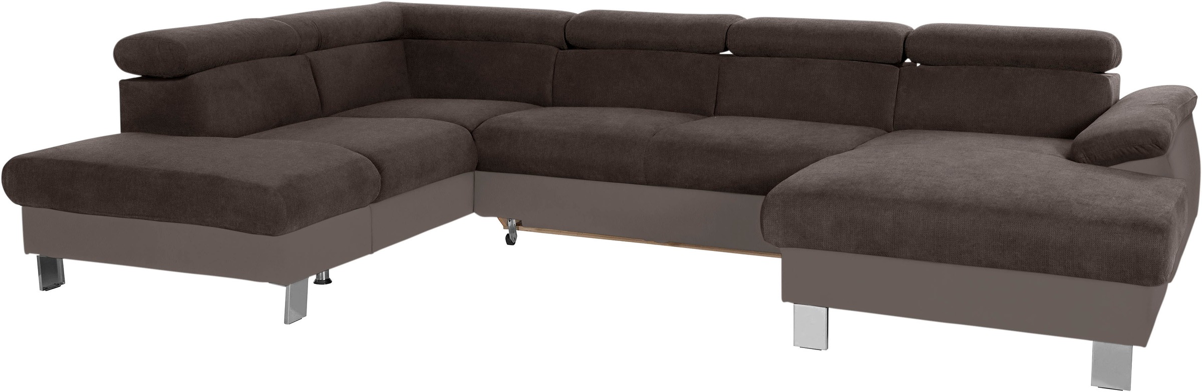 COTTA Wohnlandschaft "Komaris U-Form, B: 320 cm" mit Kopfteilverstellung, o günstig online kaufen