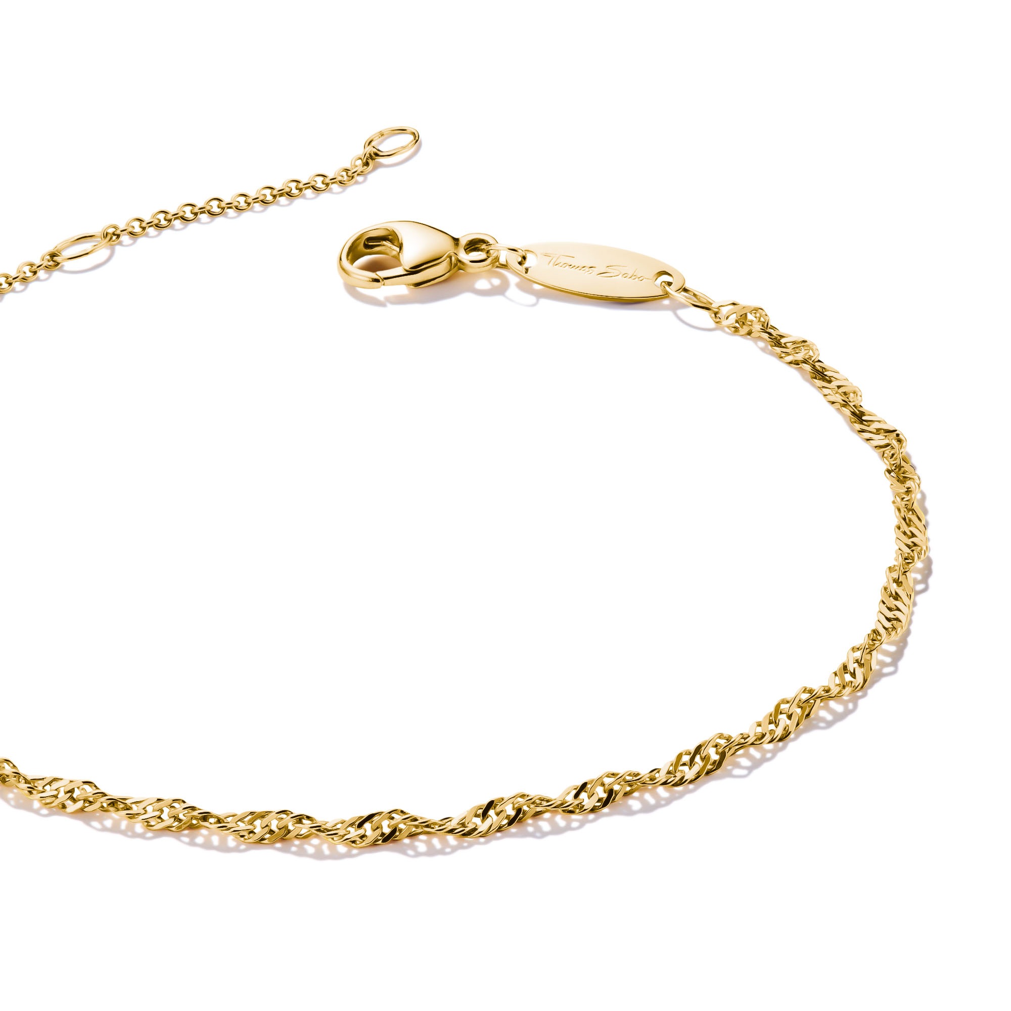 THOMAS SABO Armband »Singapur-Armband, A2208-001-21-L19v, A2208-413-39-L19v«