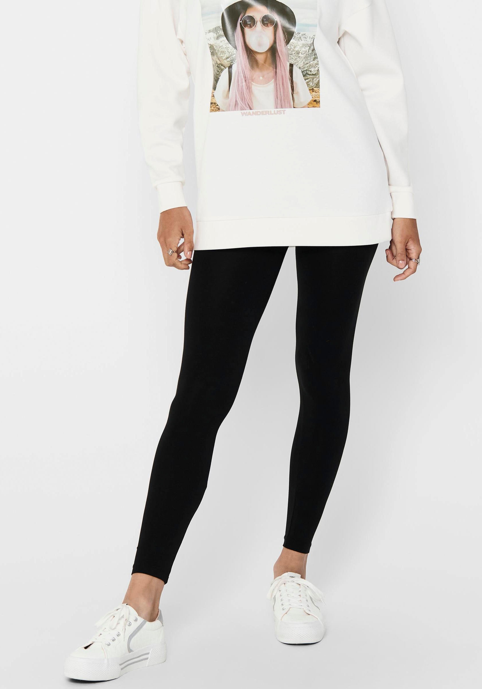 ONLY Leggings "ONLLIVE LOVE NEW LEGGING 2PACK NOOS" günstig online kaufen
