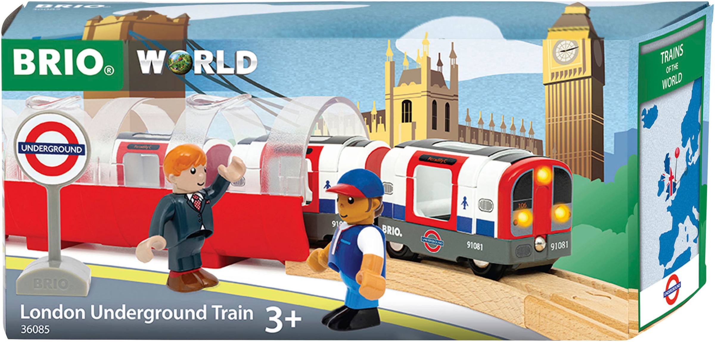 BRIO® Modelleisenbahn-Set »Londoner U-Bahn«, mit Licht und Sound