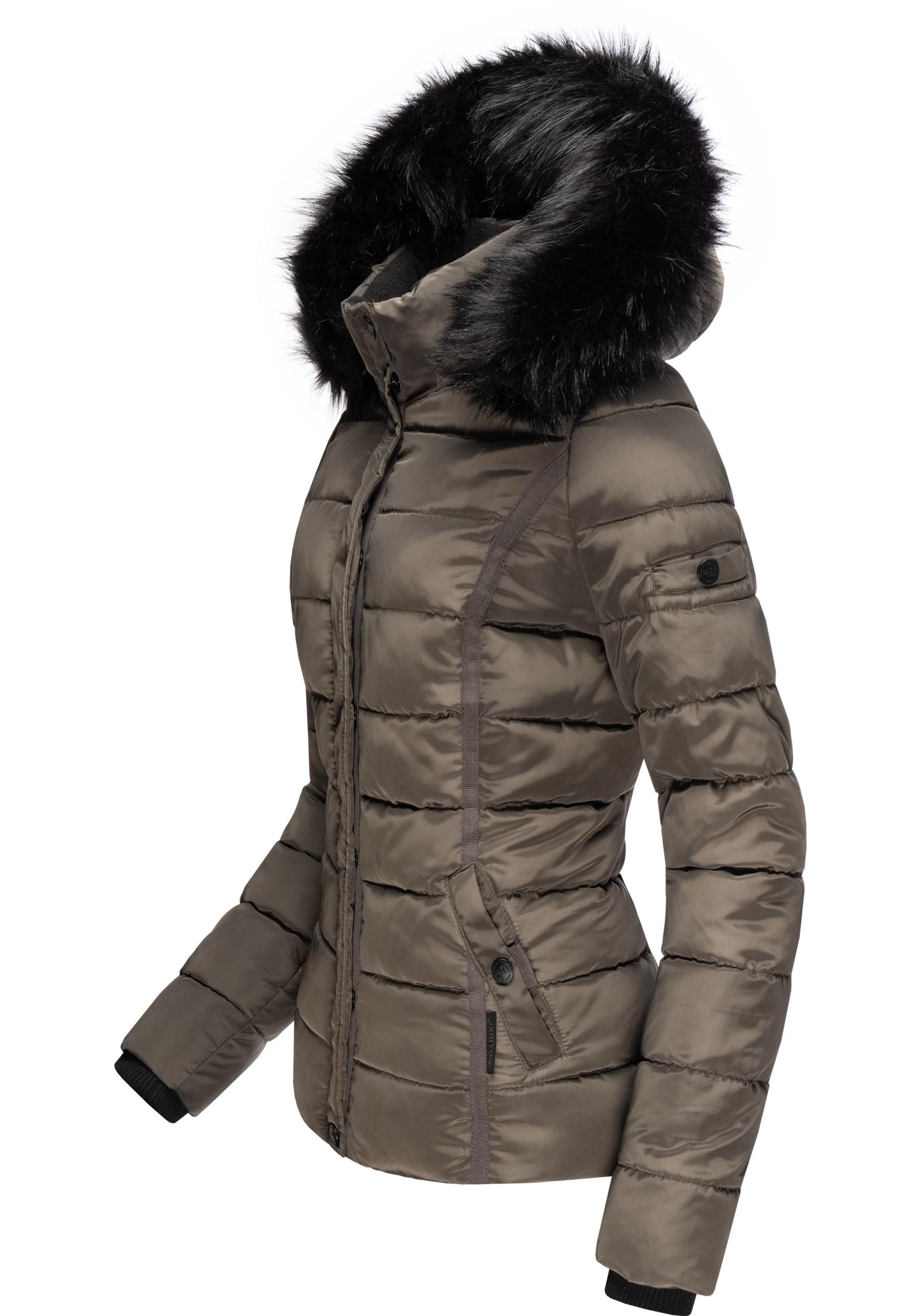 Navahoo Steppjacke "Miamor" mitKapuze hochwertige Winterjacke m. voluminöse günstig online kaufen