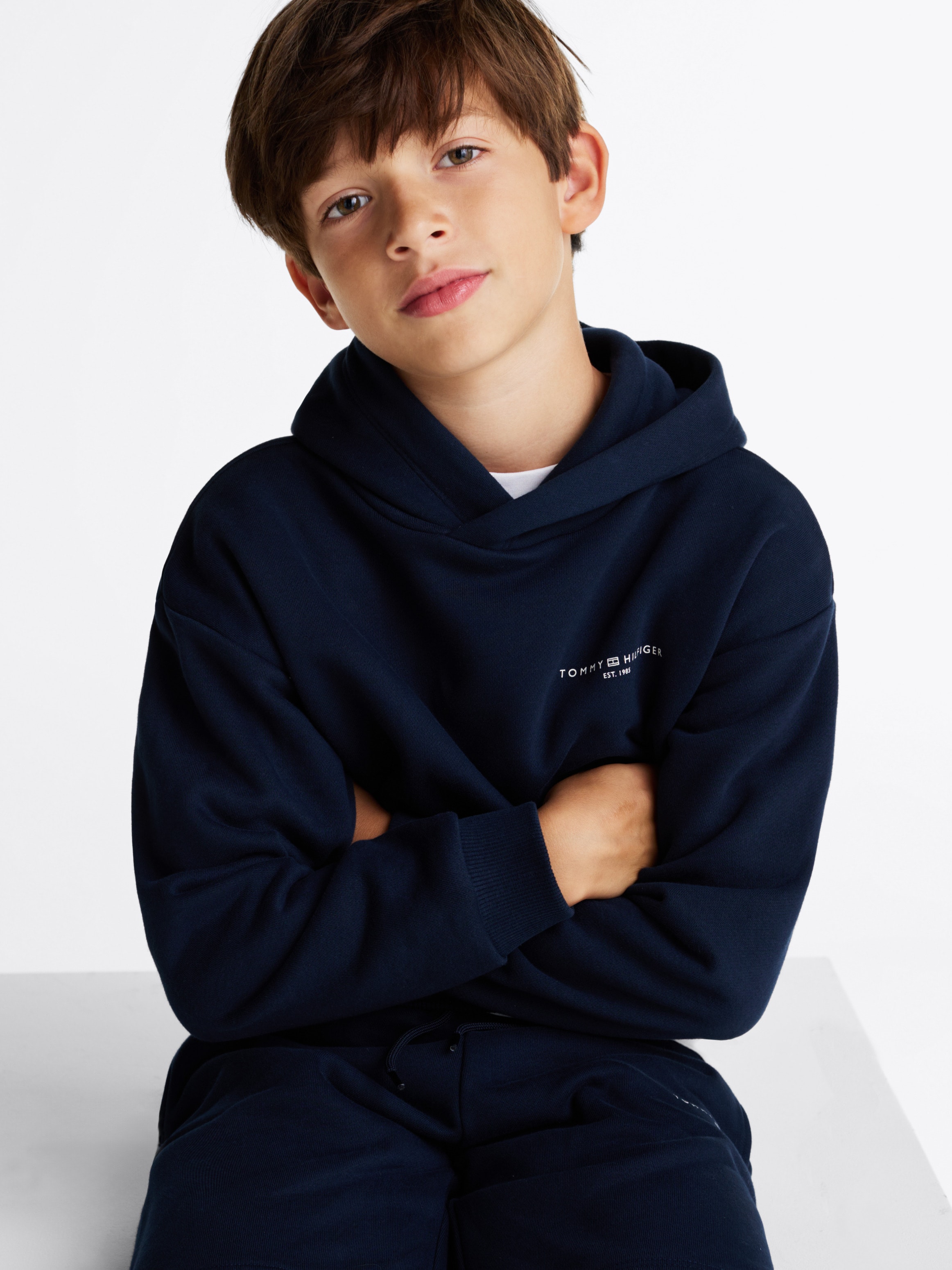 Tommy Hilfiger Hoodie »MINI CORP HOODIE«, mit Logodruck