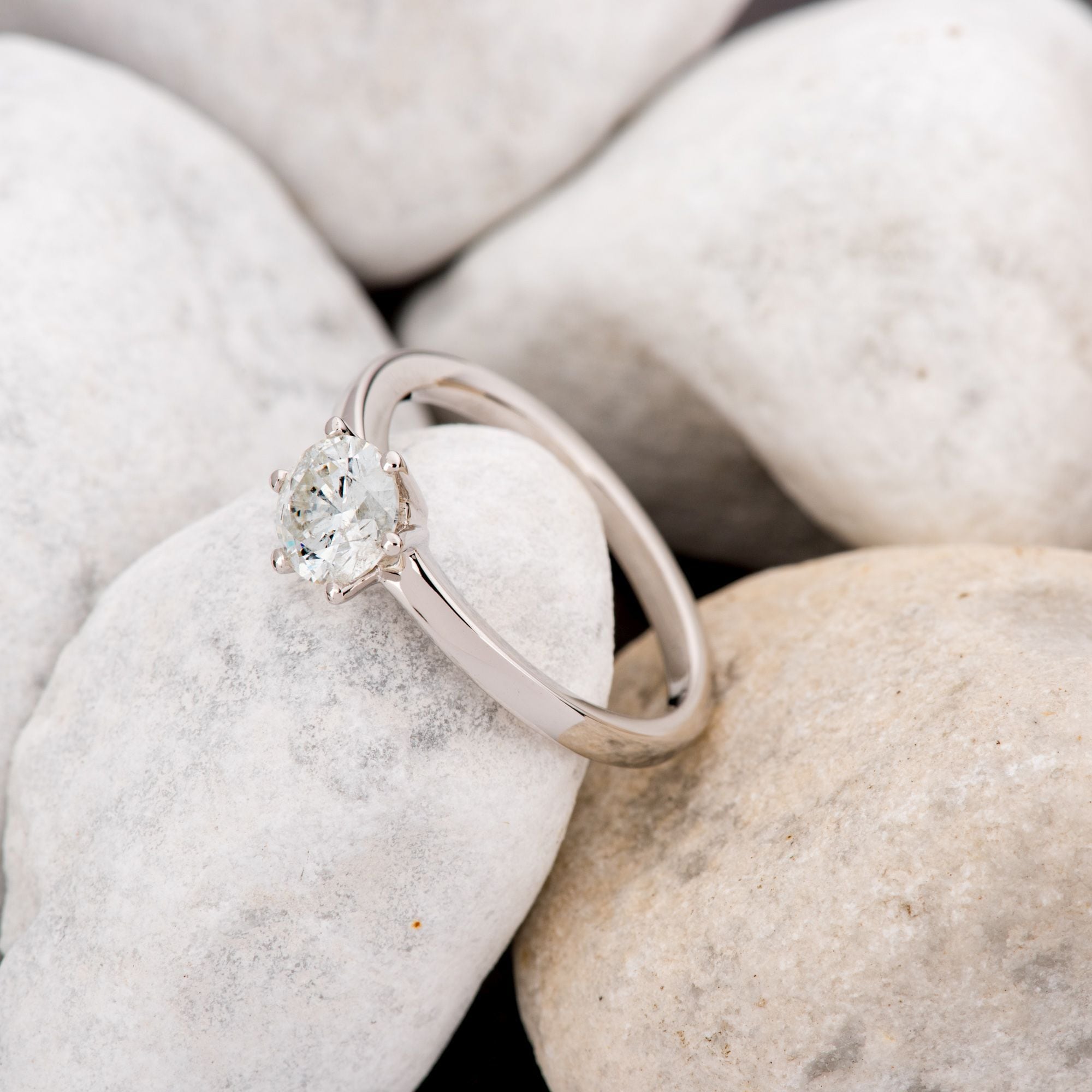 Orolino Fingerring »Gold 750 mit natürlichem Brillant 1,00ct.«