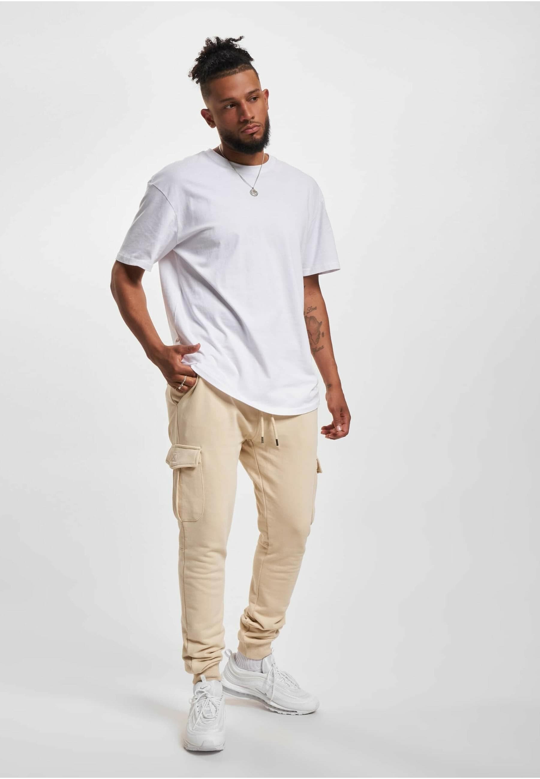 DEF Stoffhose »DEF Herren DEF Gringo Sweatpants Beige«, (1 tlg.)