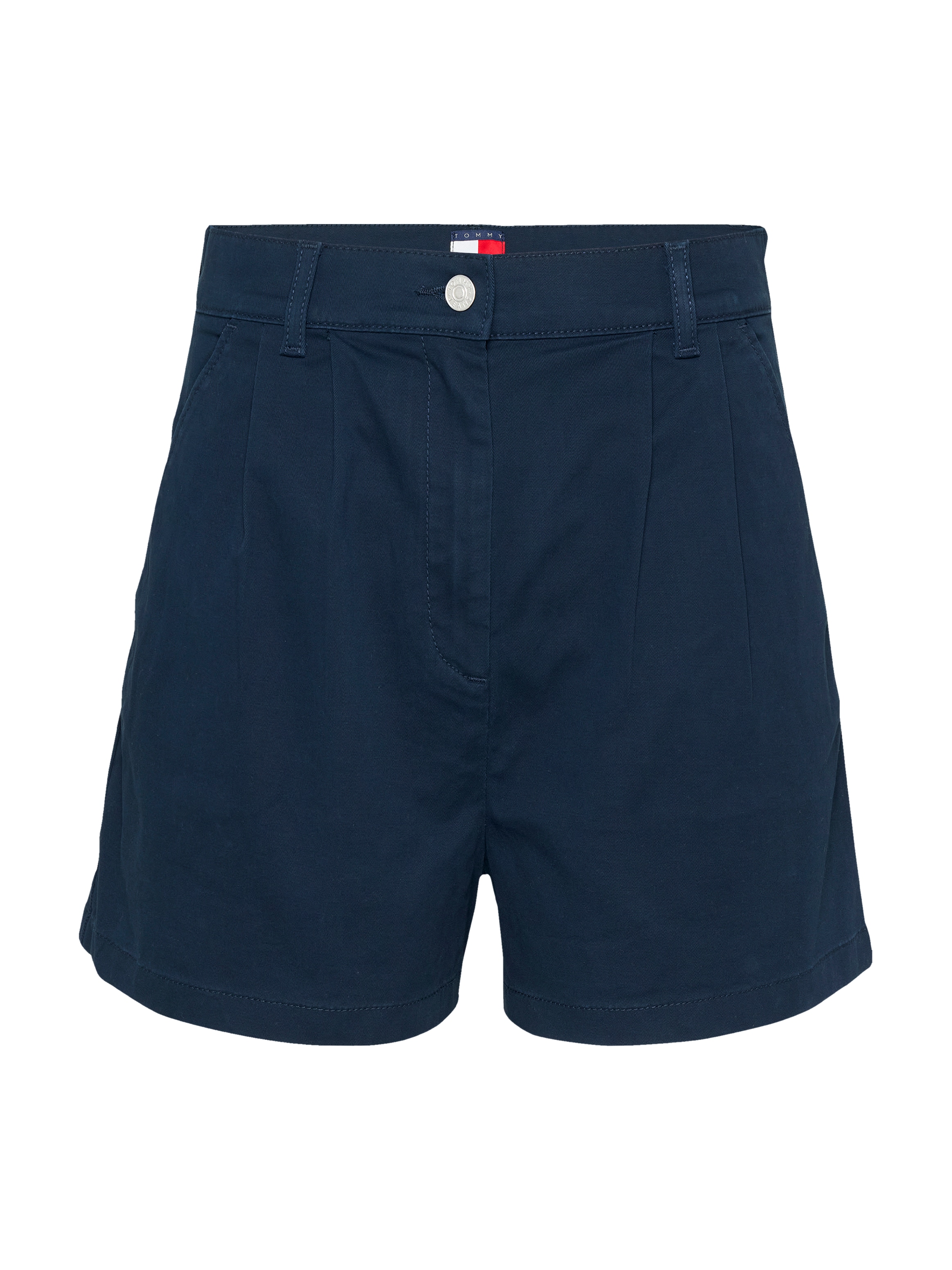 Tommy Jeans Chinoshorts »TJW CLAIRE HR PLEATED SHORT«, mit Bundfalten, mit Logostickerei