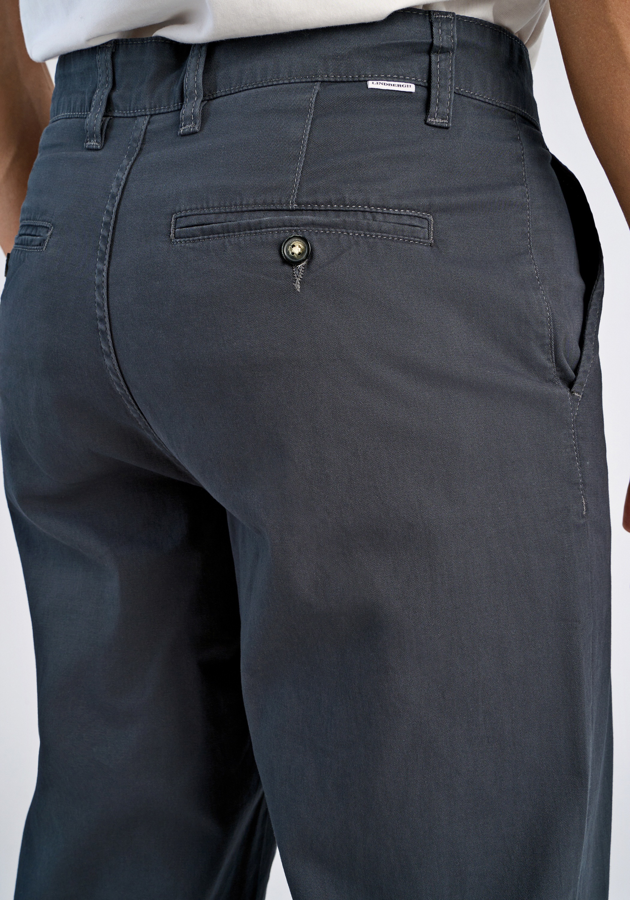 Lindbergh Chino Relaxed Loose Fit Dark Blue 33/30 3