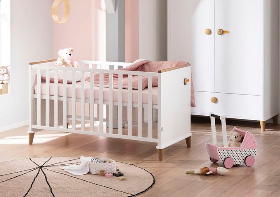 PAIDI Lotte & Fynn Lit Bébé Blanc Chêne 70x140cm 2