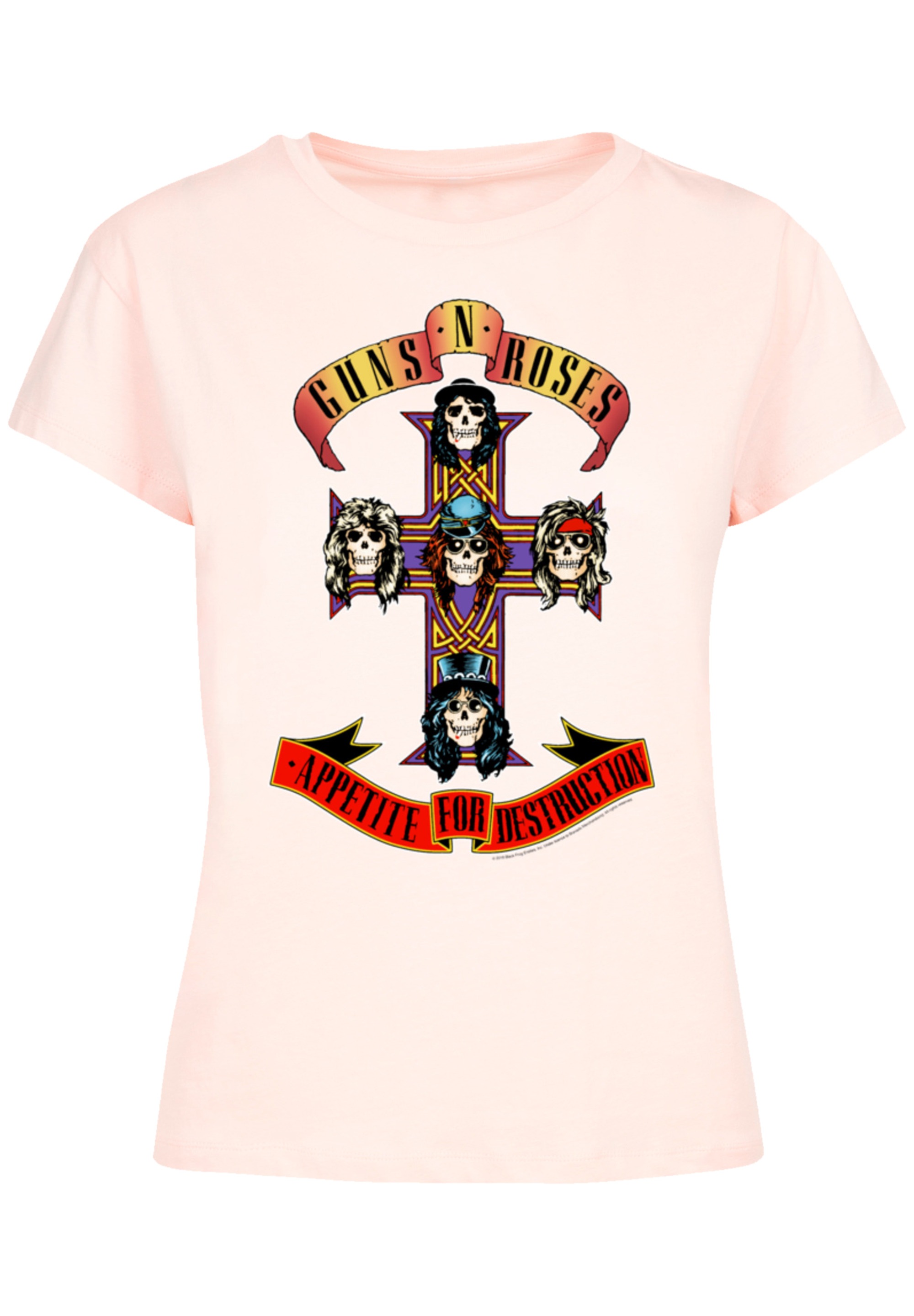 F4NT4STIC T-Shirt »Guns 'n' Roses Appetite For Destruction«, Premium Qualität