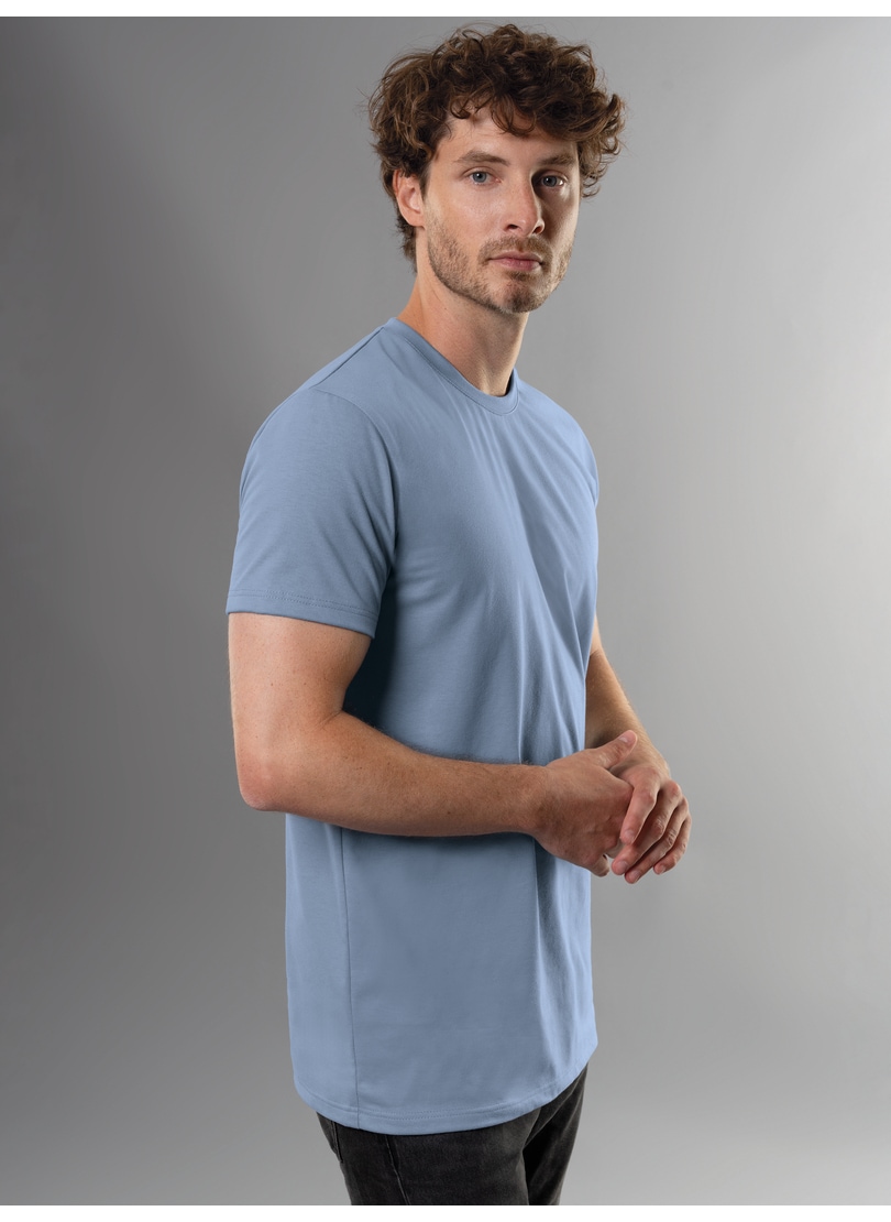 Trigema T-Shirt »TRIGEMA Slim | T-Shirt DELUXE ▷ Fit für BAUR aus Baumwolle«