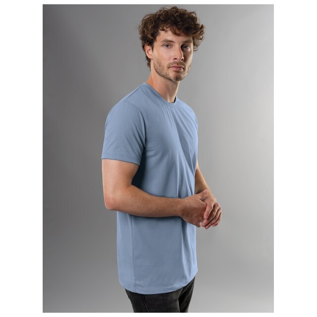 Trigema T-Shirt »TRIGEMA Slim Fit T-Shirt aus DELUXE Baumwolle« ▷ für | BAUR