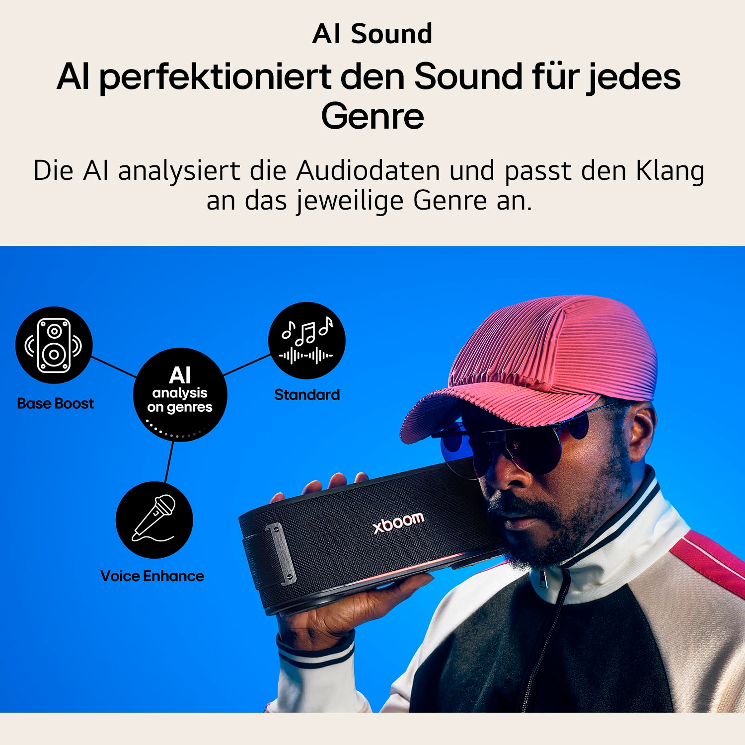 LG Bluetooth-Speaker »xboom BOUNCE«
