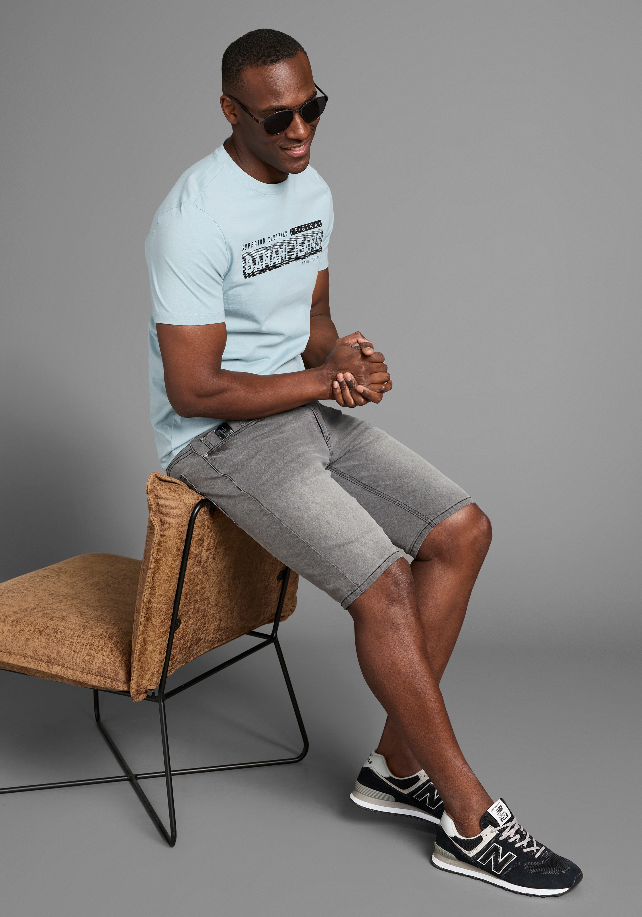 Bruno Banani T-Shirt, T-Shirt in schmaler Passform