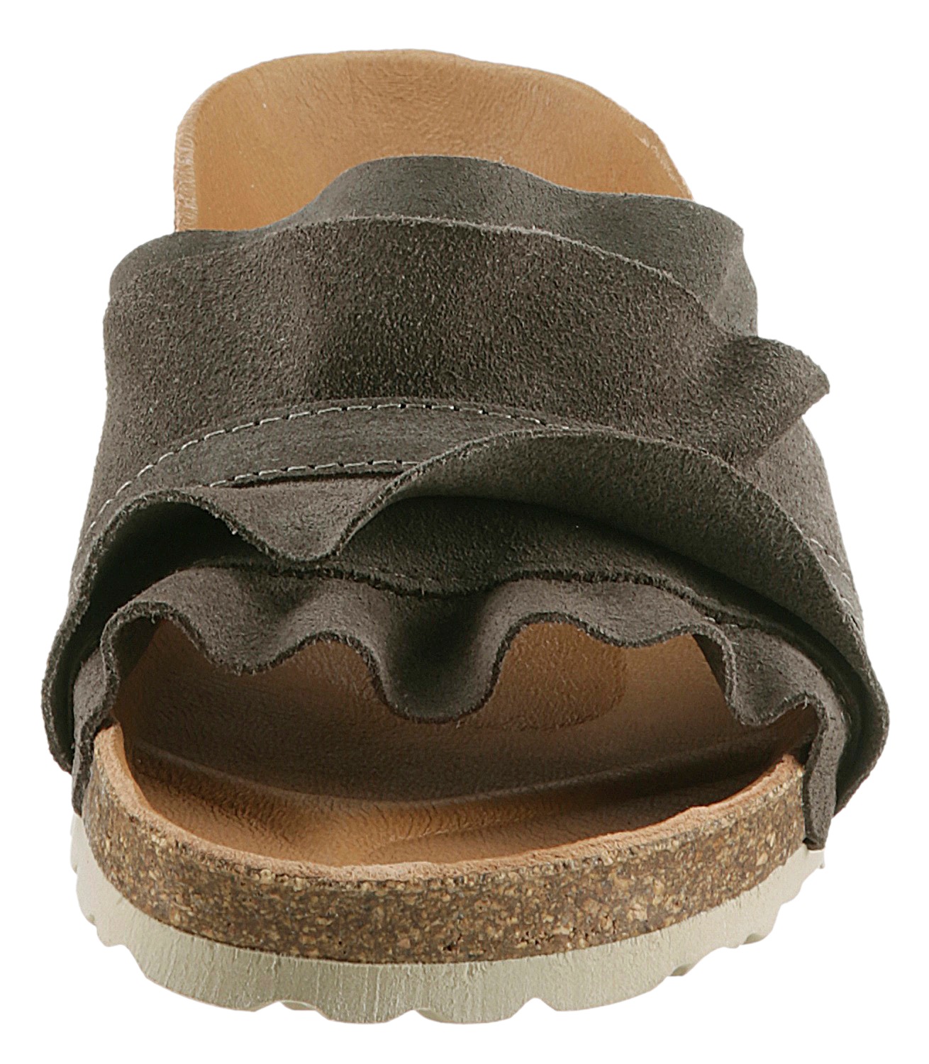 Verbenas Rocio Roda Mules Dark Brown/Grey 37 3