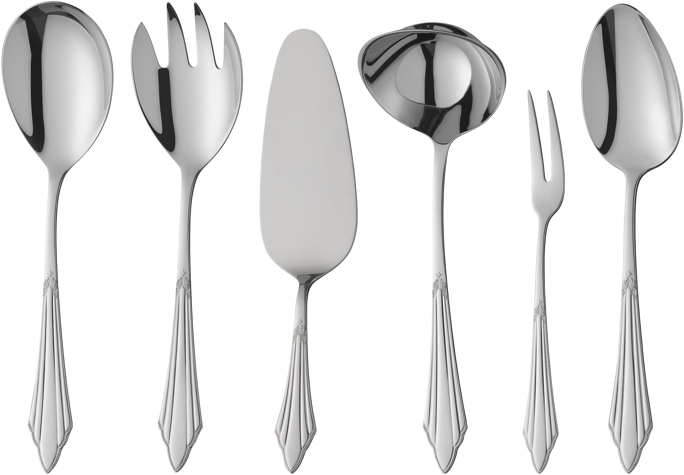 WMF Besteck-Set »Fächer«, (Set, 66 tlg.), ergonomisch, Cromargan protect