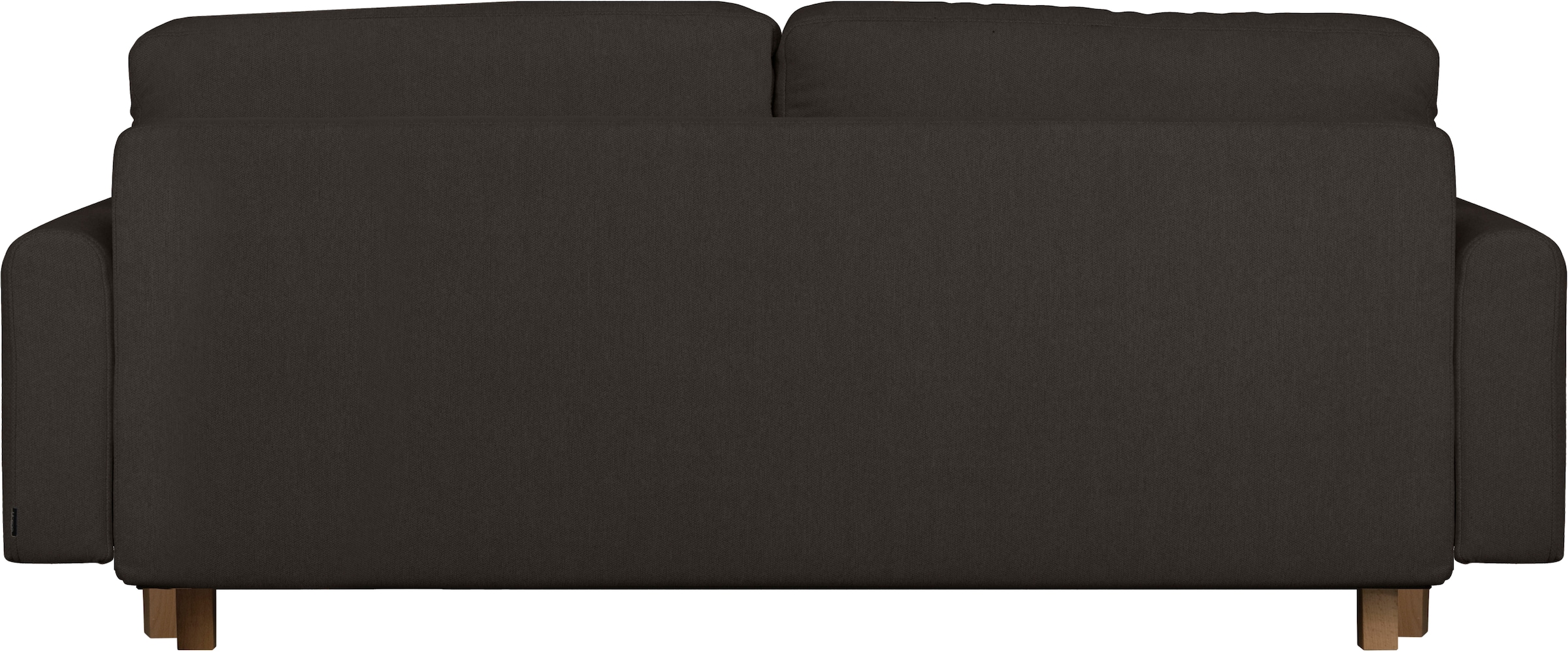 Home affaire 3-Sitzer »TRIPLO optionale Schlafsofa mit Bettkasten, Maße B/T/H: 215/100/89 cm«, Wahlweise Bettfunktion - Liegefläche 145x191 cm, Rücken-, Zierkissen