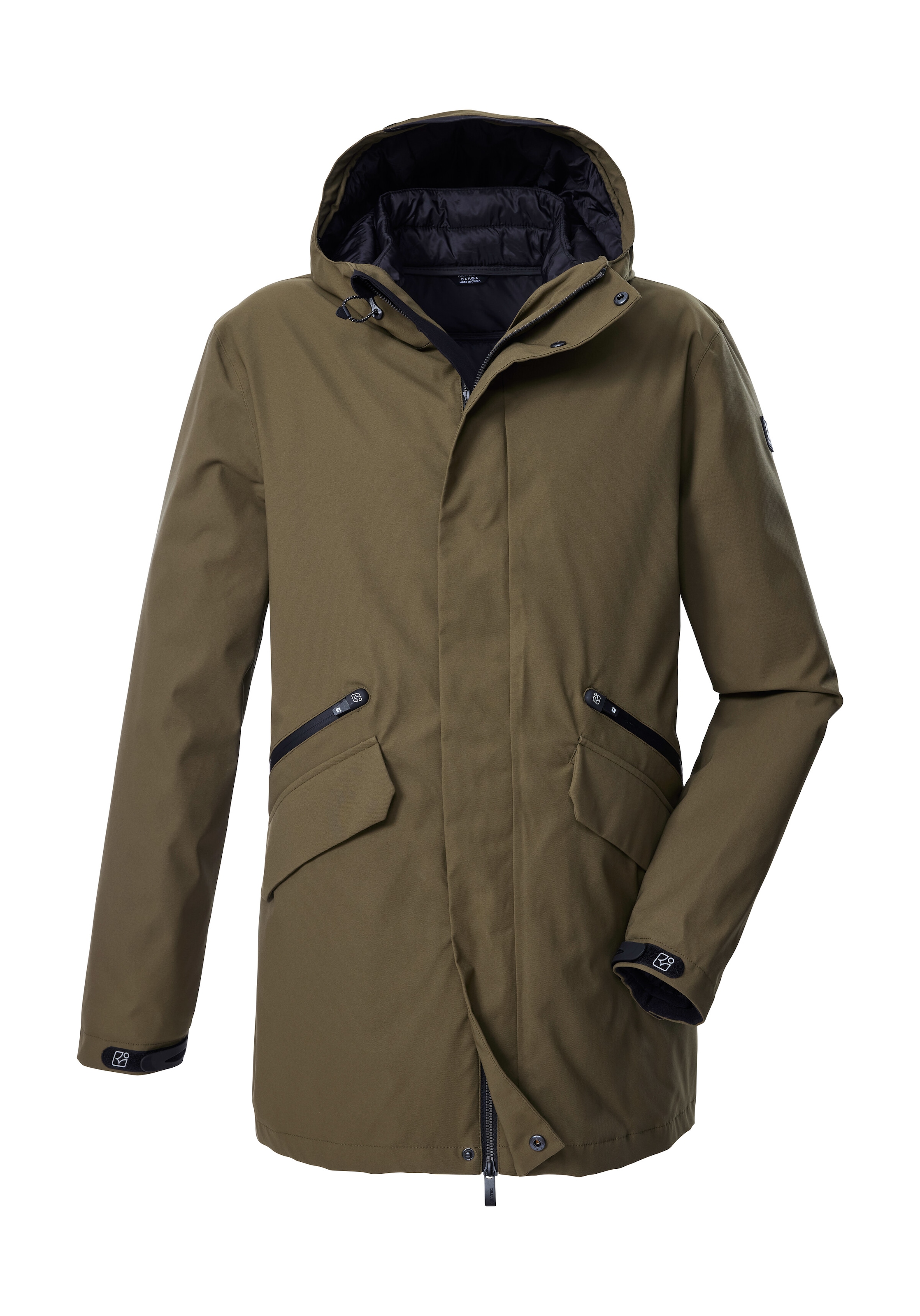 Killtec 3-in-1-Funktionsjacke »KOW 94 MN PRK« 3 in 1 Parka: wasserdicht, atmungsaktiv, verstellbare Kapuze