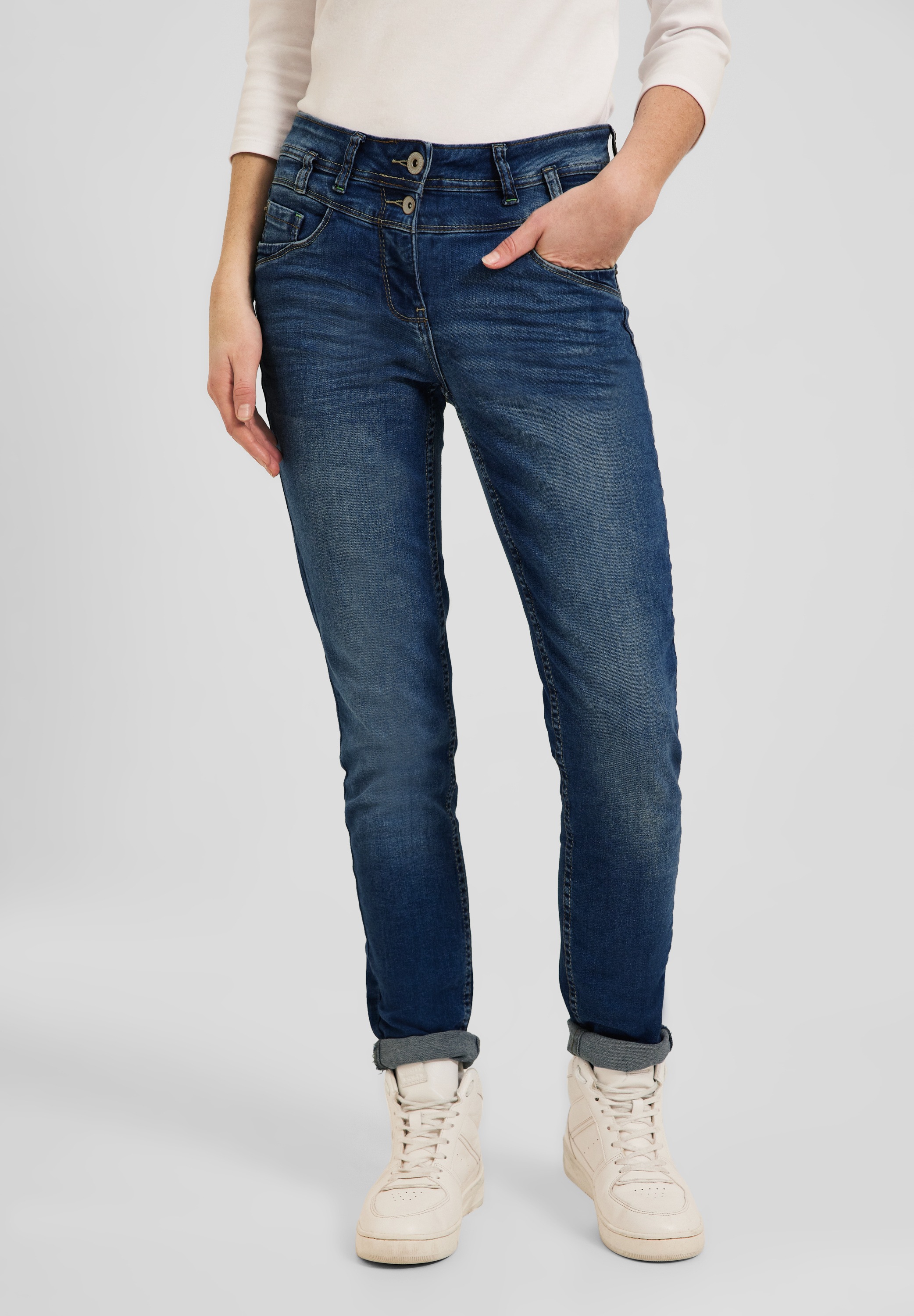 Cecil Slim-fit-Jeans, 5-Pocket-Style