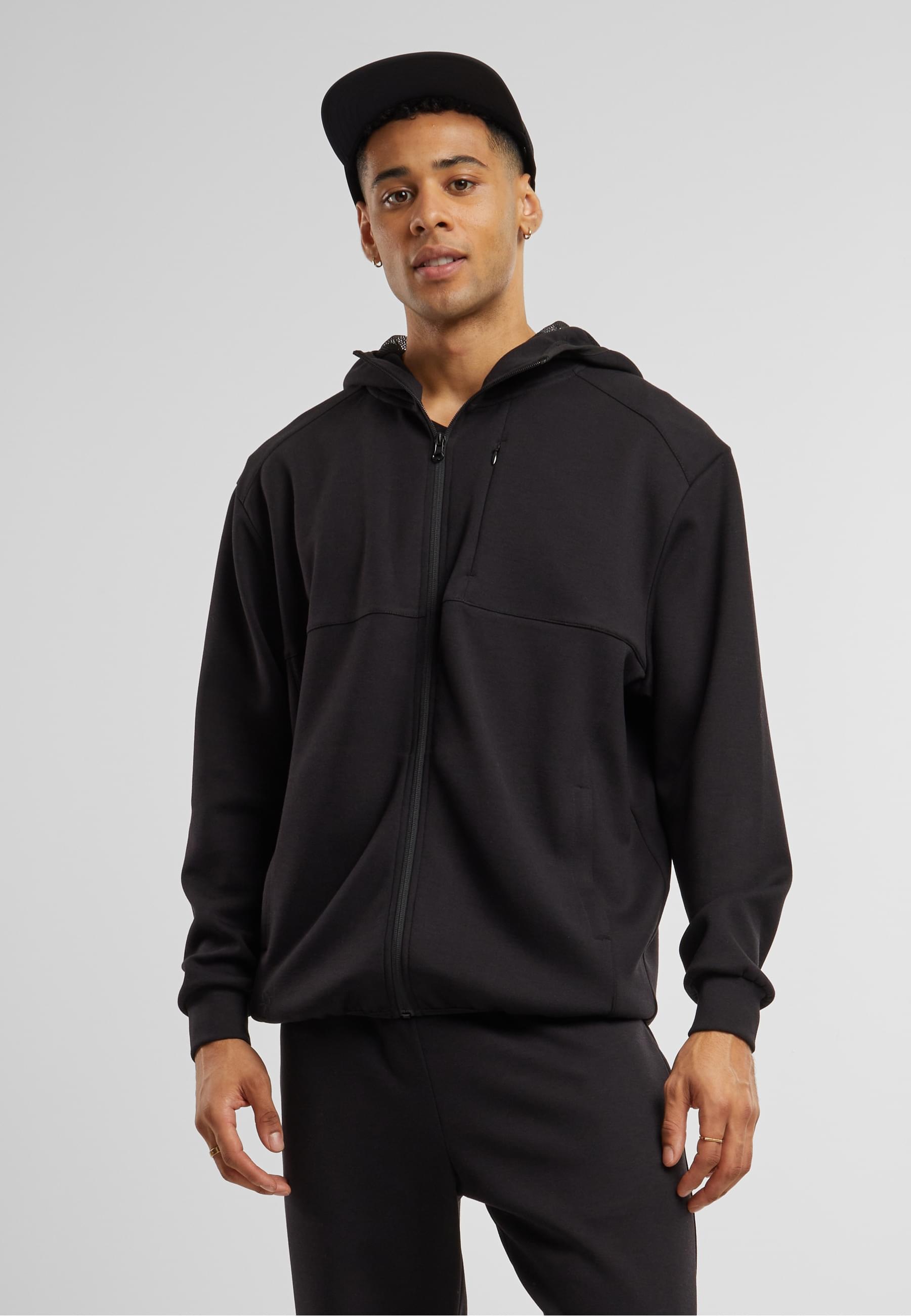 URBAN CLASSICS Sweatjacke »Urban Classics Scuba Zip Pocket Hoody«