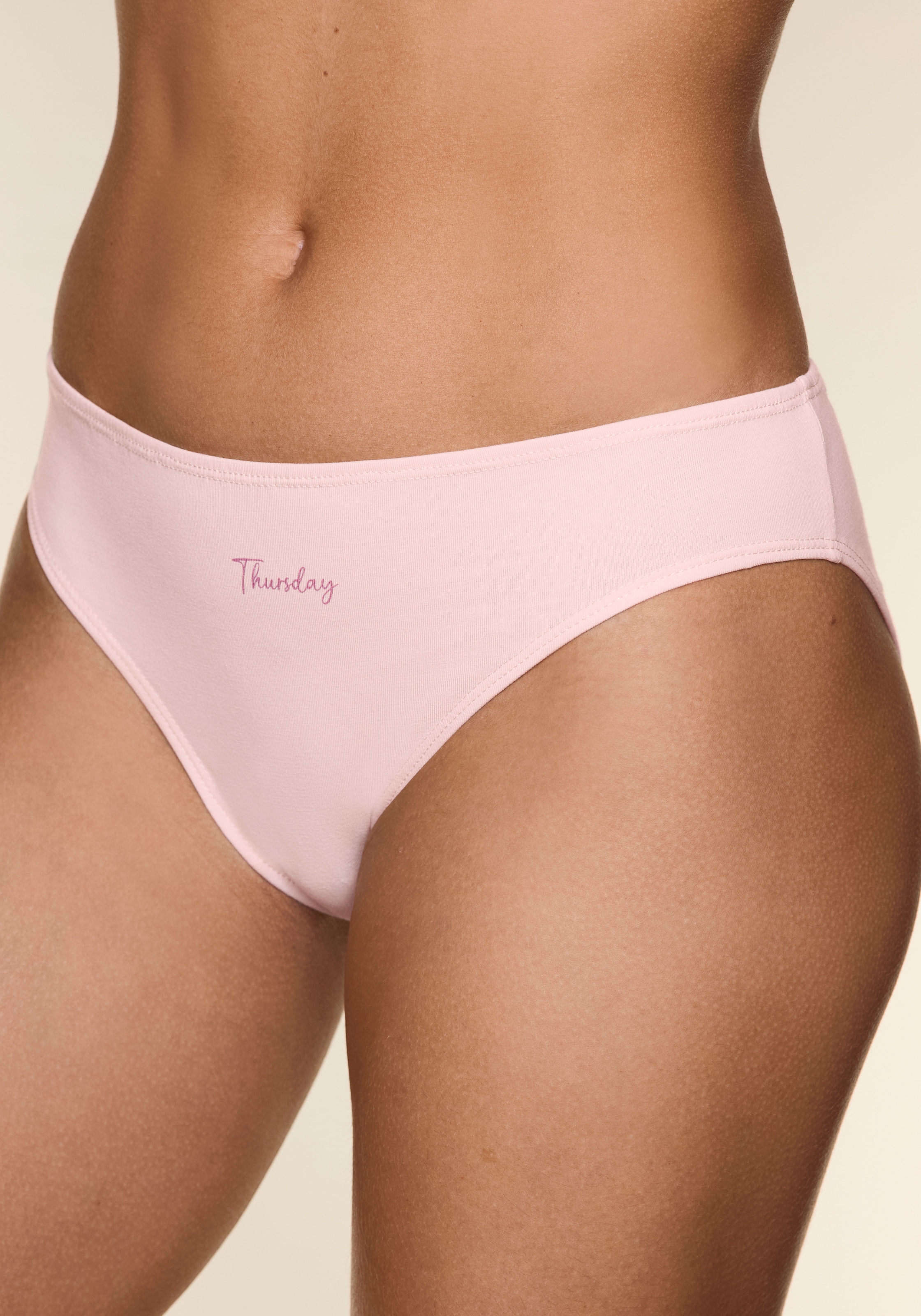 Vivance Jazz-Pants Slips, (Packung, 7 St., 7er-Pack), Angenehm elastische Baumwollqualität