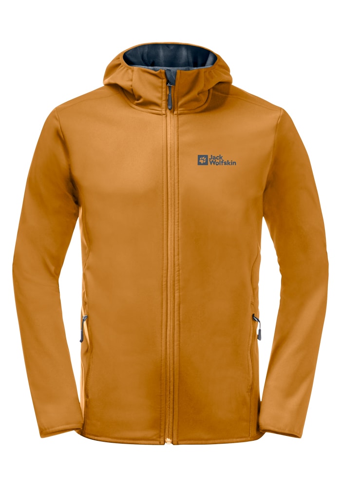 Jack Wolfskin Softshelljacke "BORNBERG HOODY M", mit Kapuze