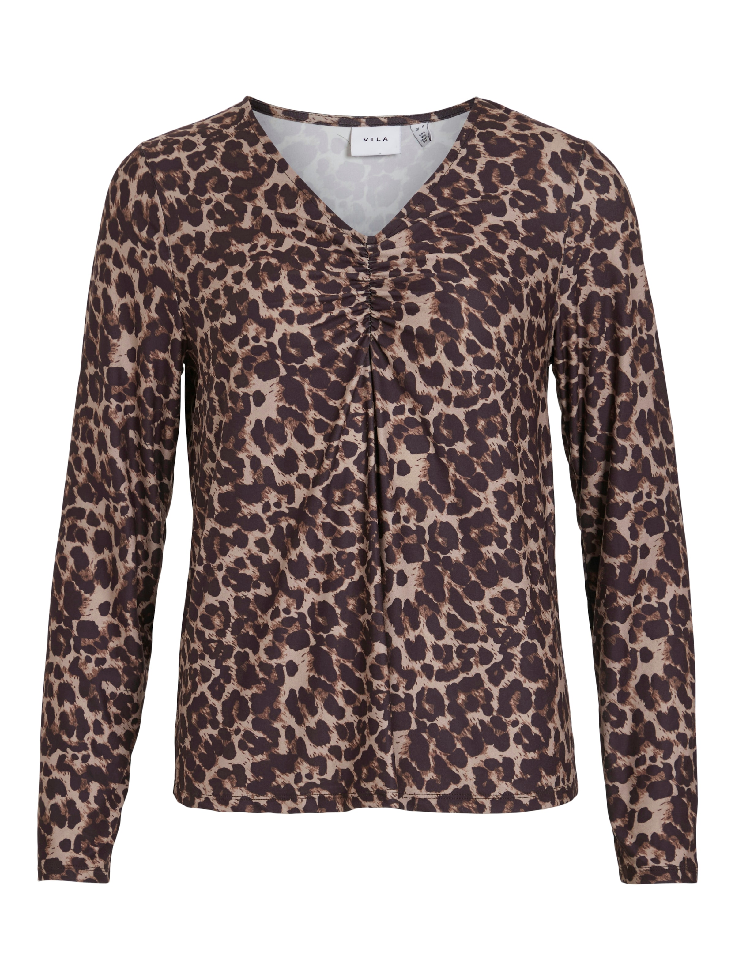 Vila V-Shirt »VILEOA V-NECK L/S TOP - NOOS«
