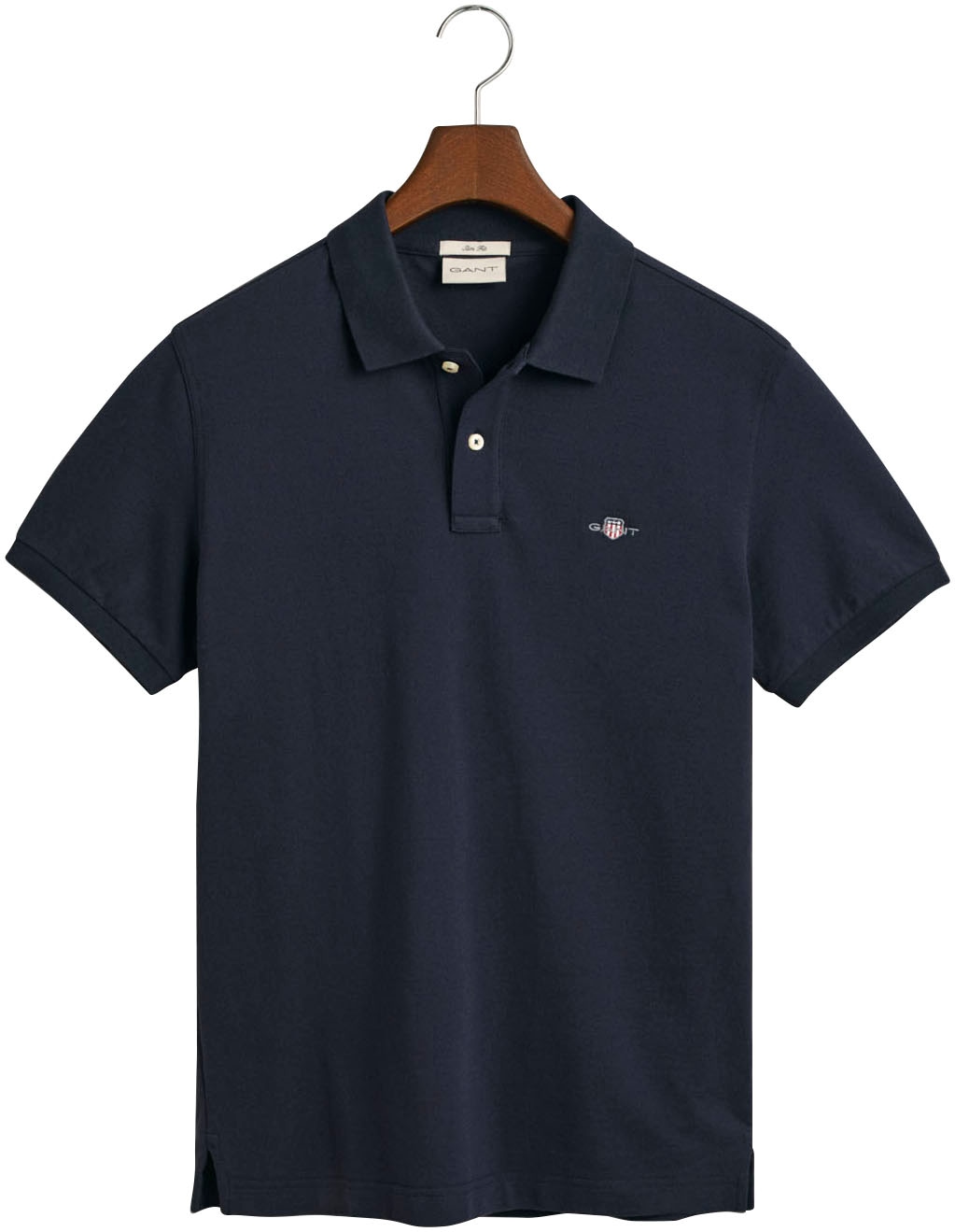 Gant Poloshirt »SLIM SHIELD SS PIQUE POLO«, mit Logostickerei auf der Brust  ▷ kaufen | BAUR