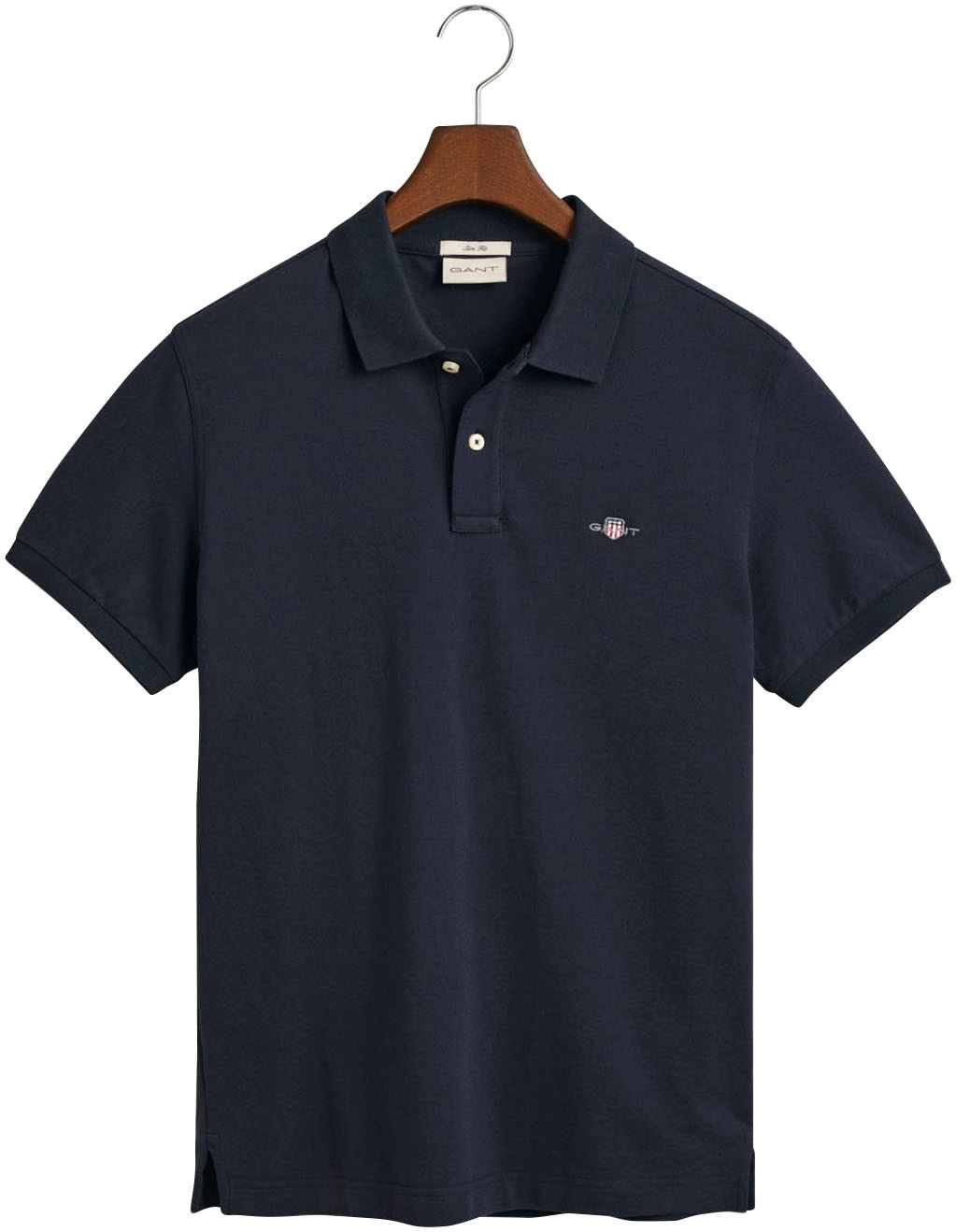 Gant Poloshirt "SLIM SHIELD SS PIQUE POLO", mit Logostickerei auf der Brust günstig online kaufen
