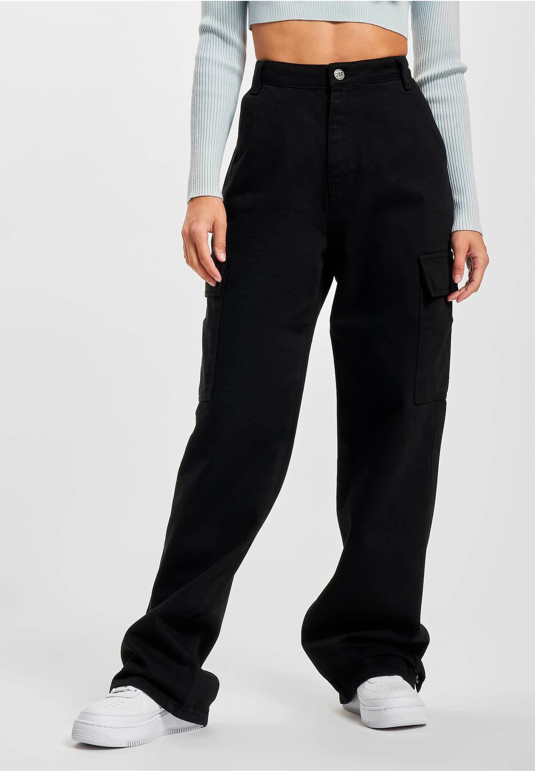 DEF Stoffhose »DEF Damen DEF Cargo Pants«, (1 tlg.)